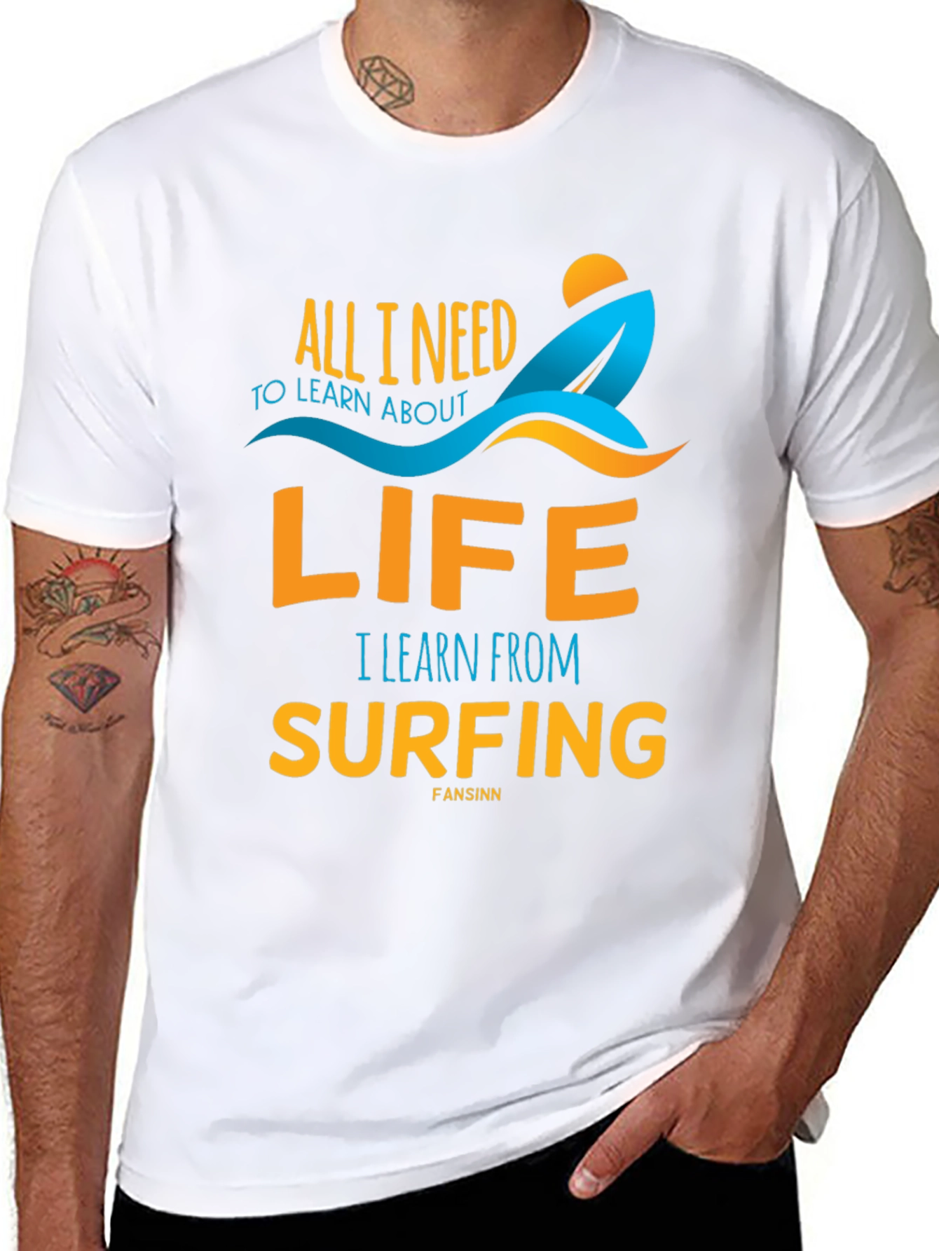Surfing Life T-Shirt: Learn from the Waves