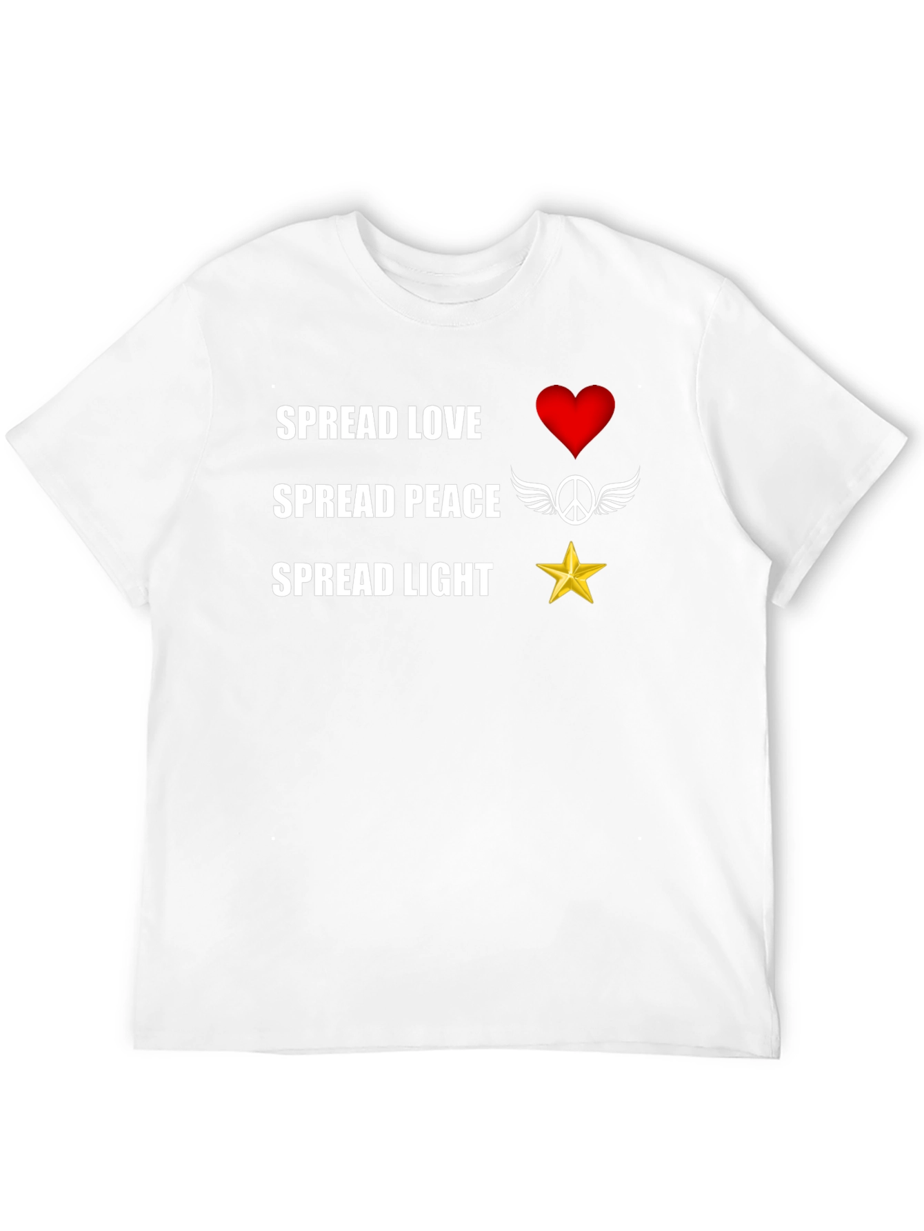 Spread Love Peace Light T-Shirt