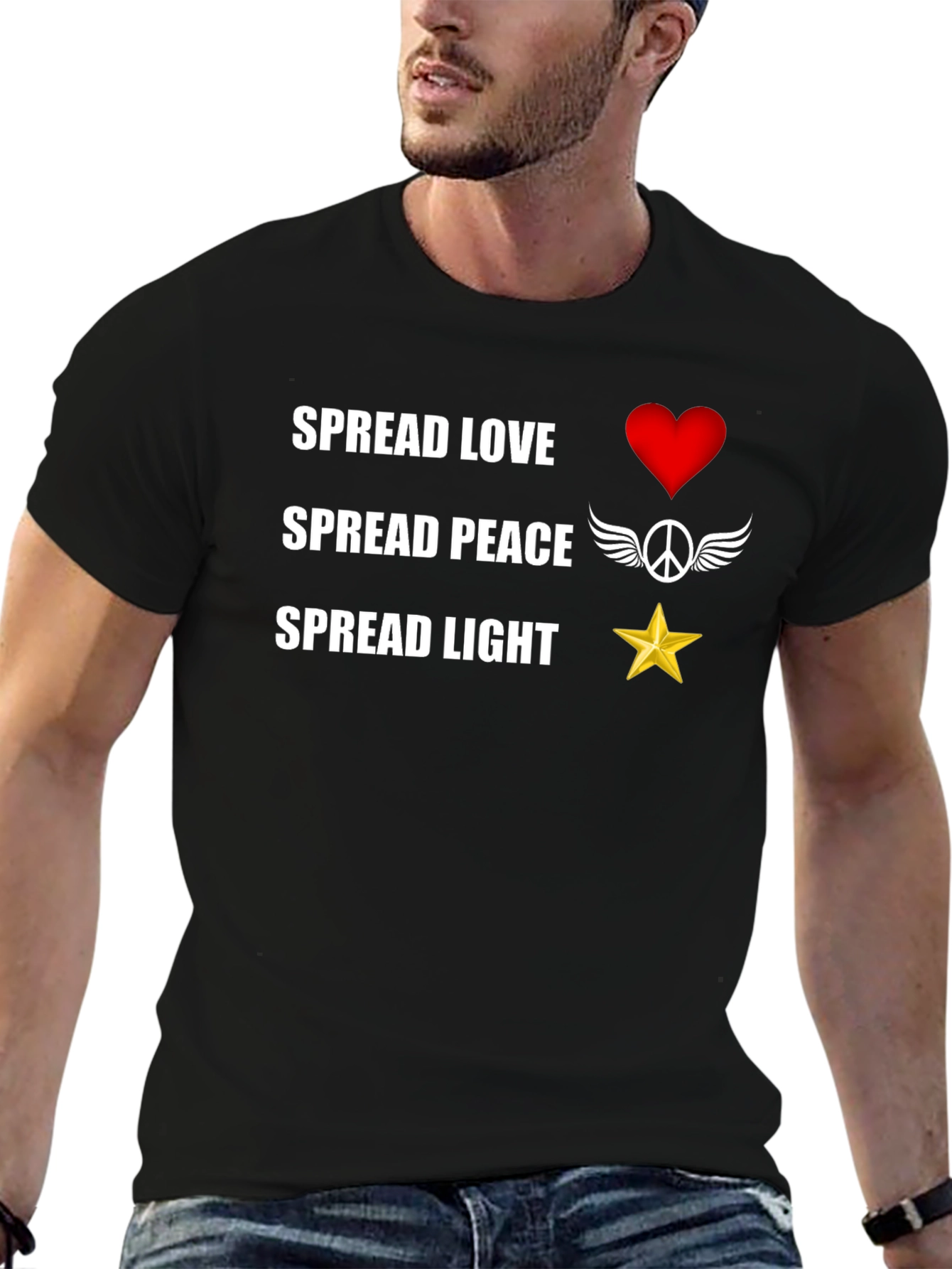 Spread Love Peace Light T-Shirt