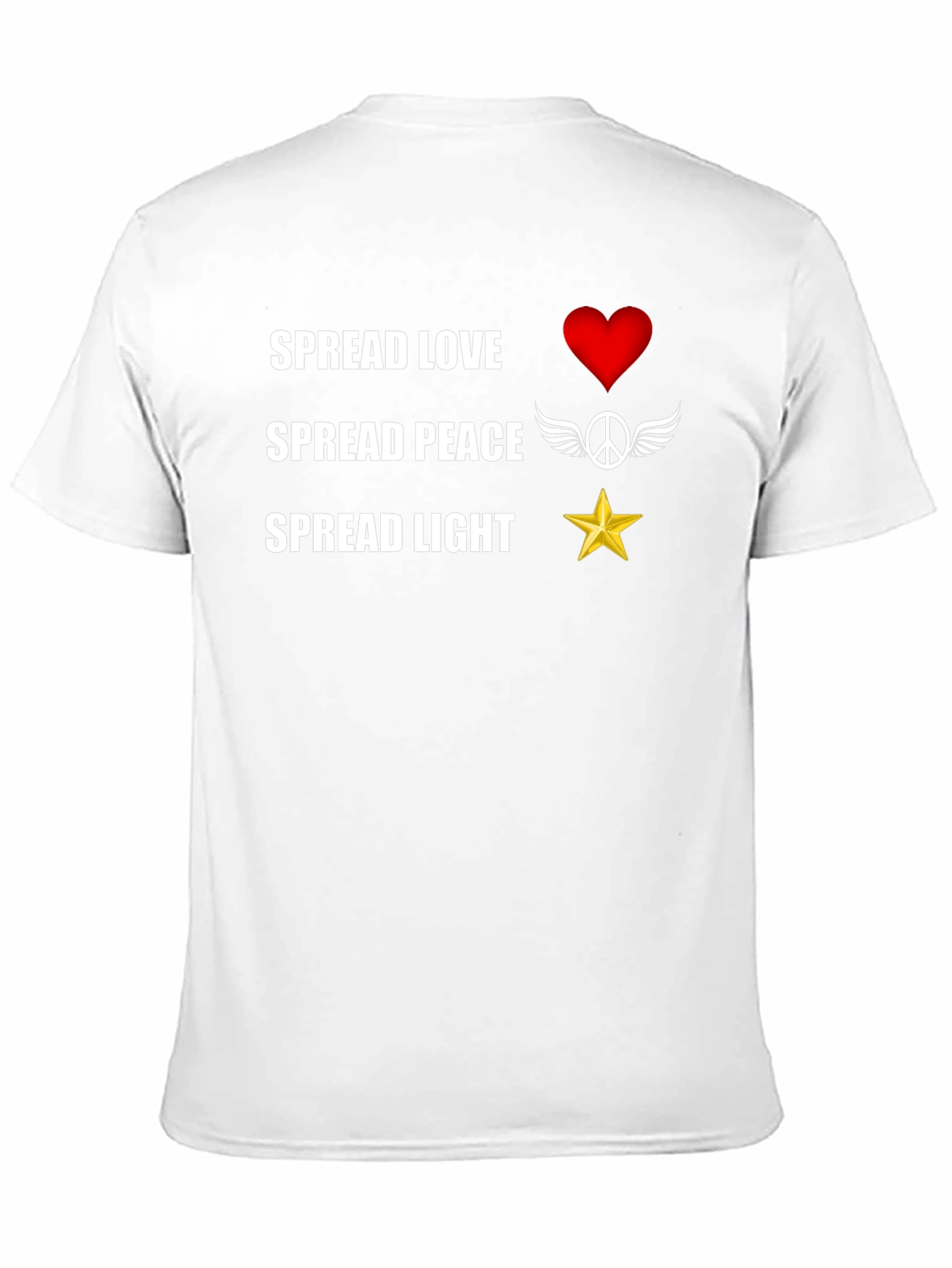 Spread Love Peace Light T-Shirt