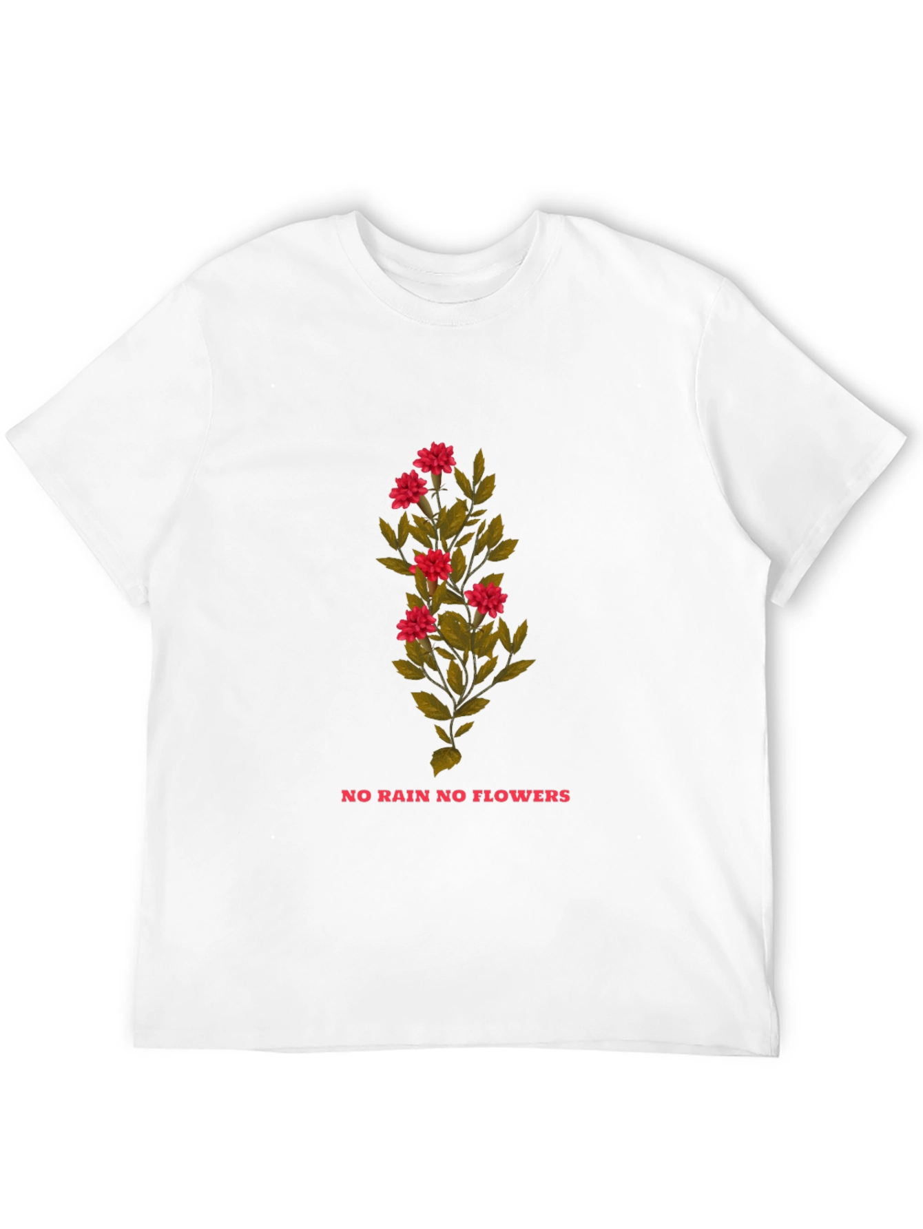 Floral No Rain No Flowers Graphic Tee