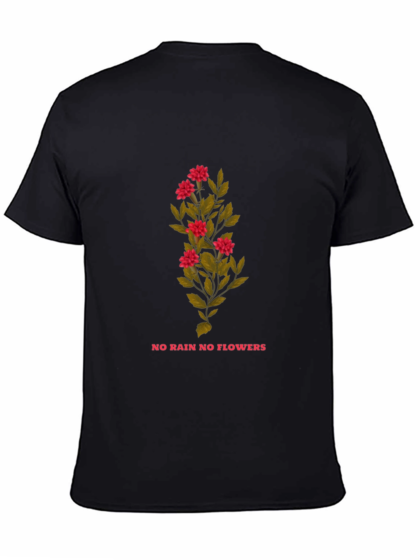 Floral No Rain No Flowers Graphic Tee