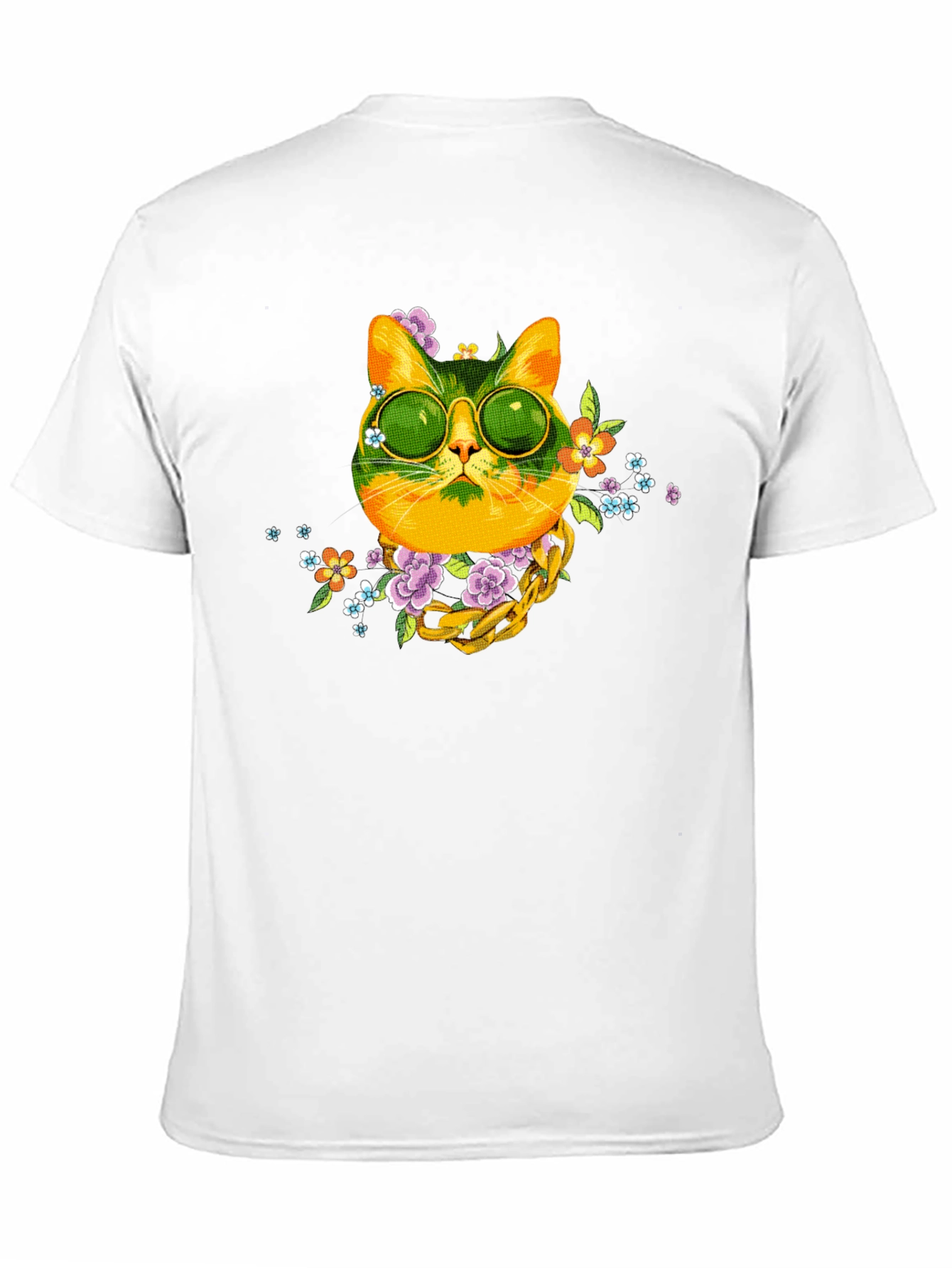 Cool Cat Graphic Tee - Trendy Style
