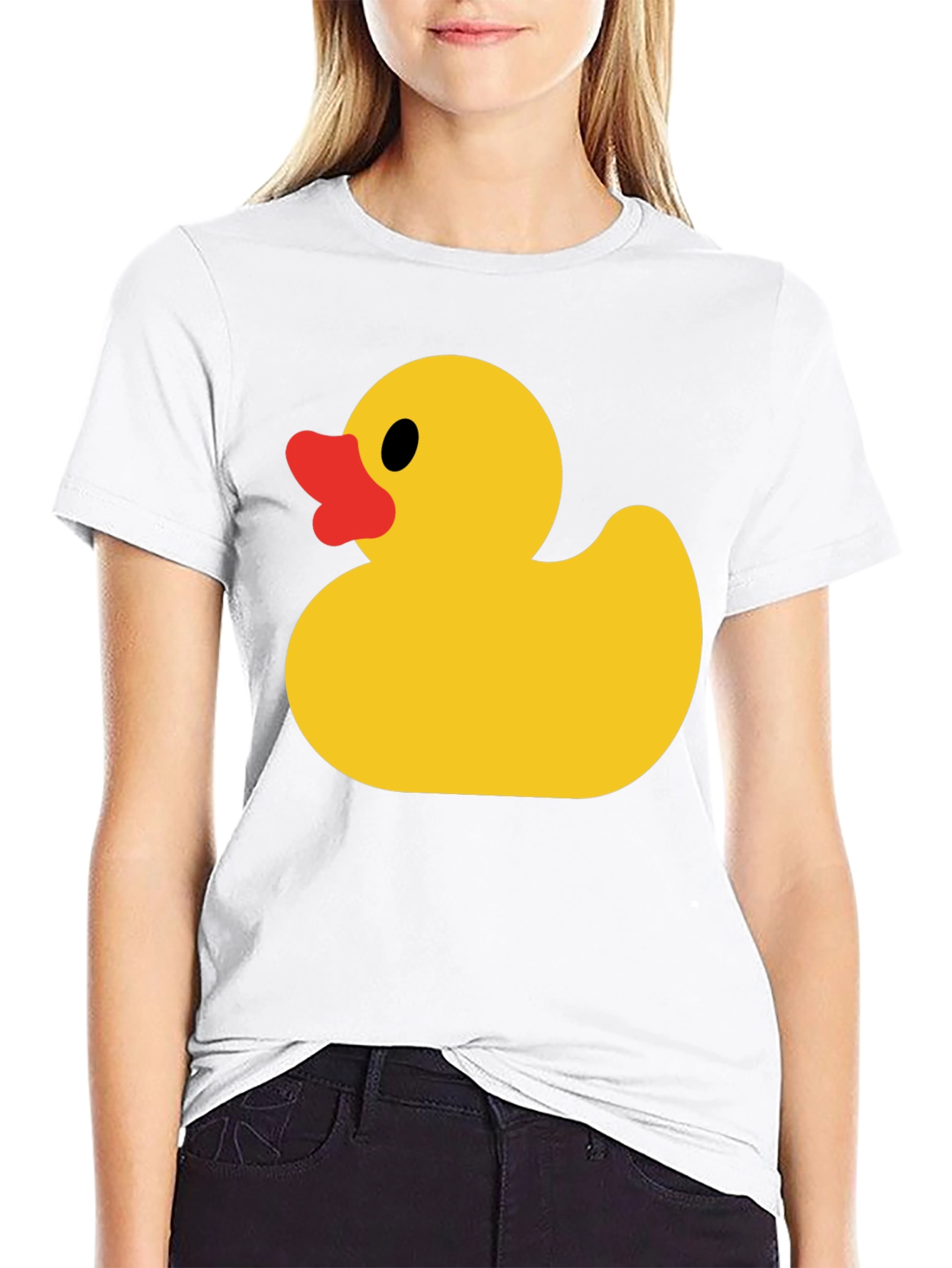 Rubber Duck Graphic T-Shirt - Black Cotton Tee