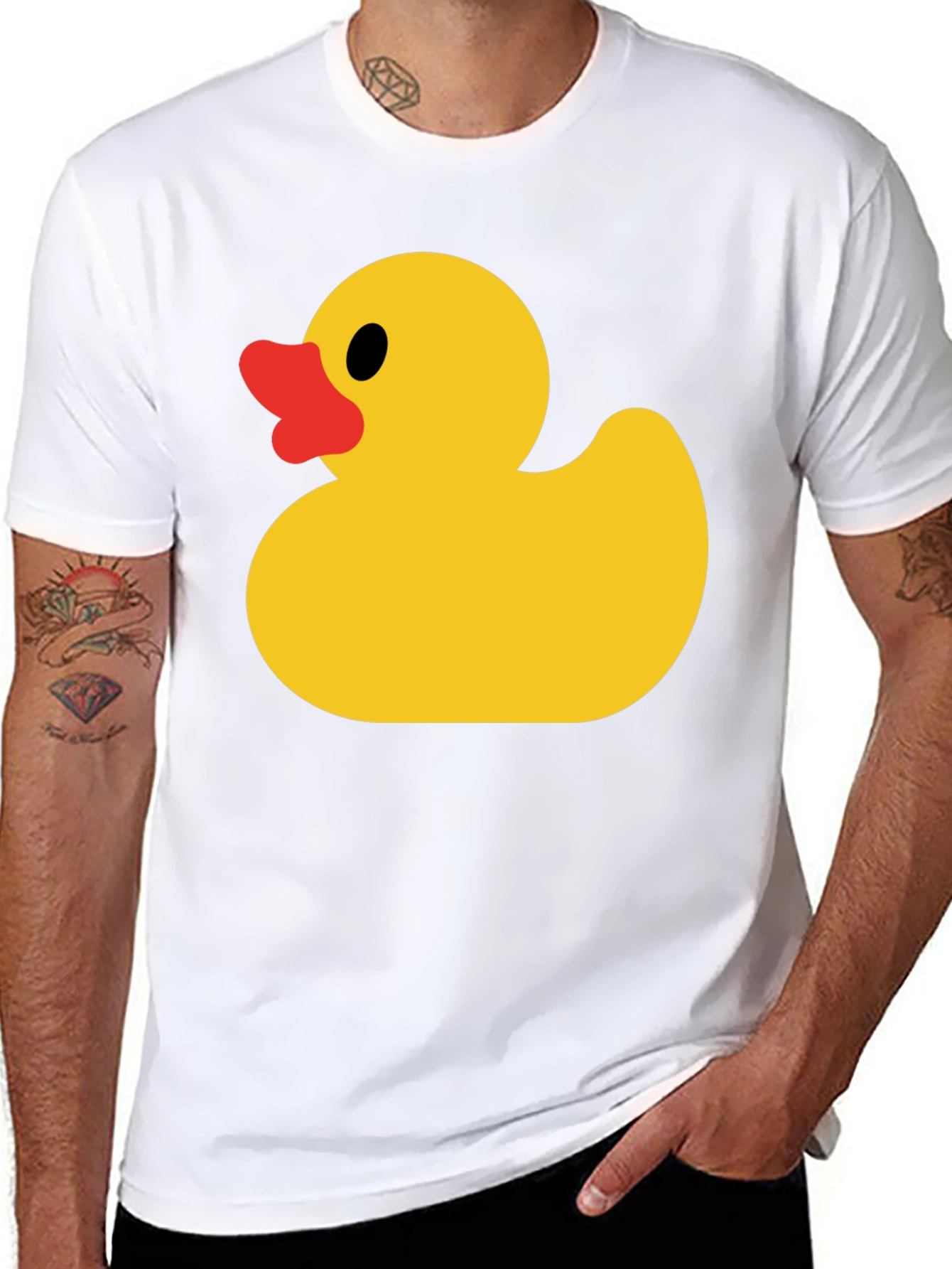 Rubber Duck Graphic T-Shirt - Black Cotton Tee