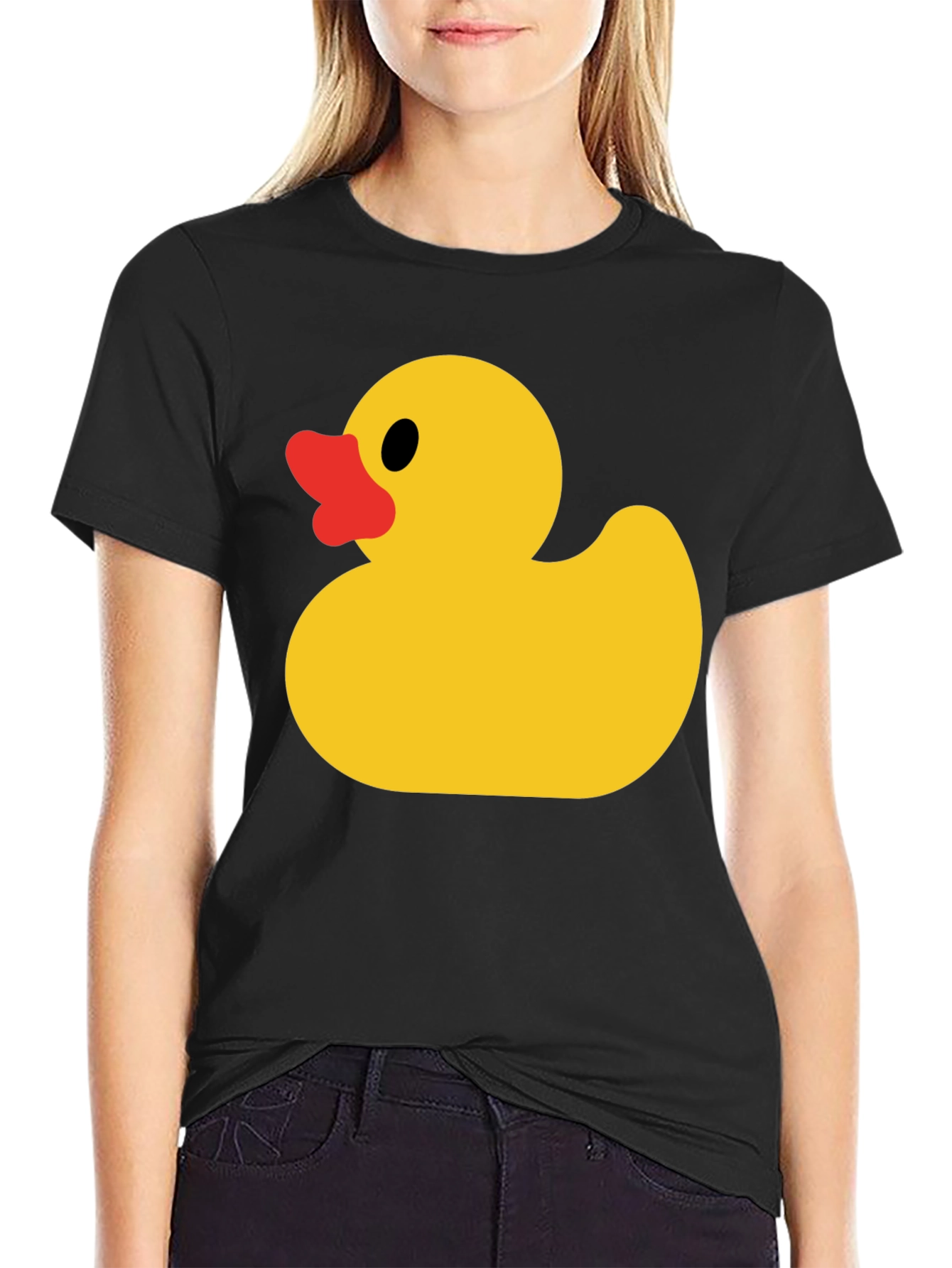 Rubber Duck Graphic T-Shirt - Black Cotton Tee