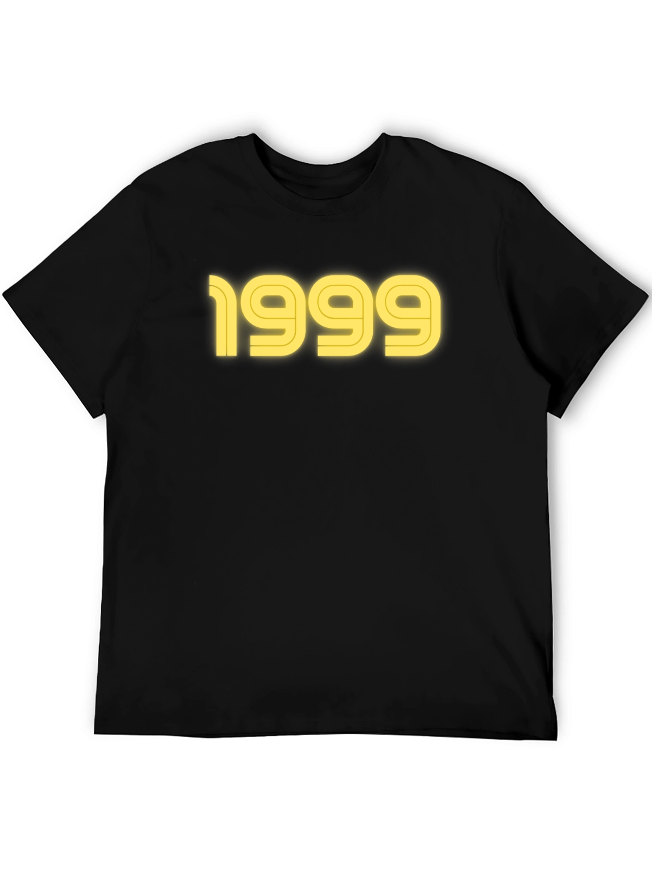 1999 Graphic Tee - Black Cotton T-Shirt