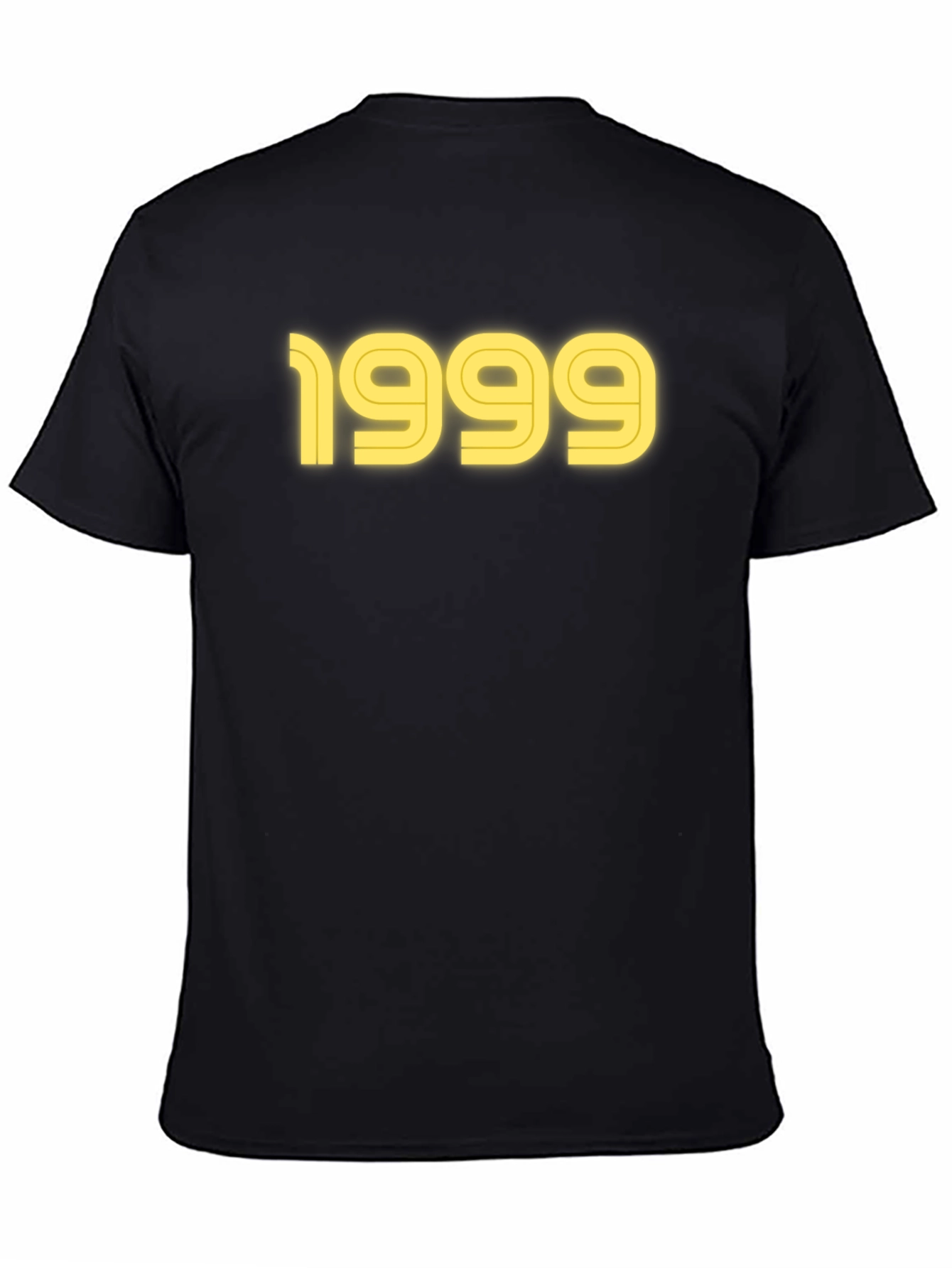 1999 Graphic Tee - Black Cotton T-Shirt