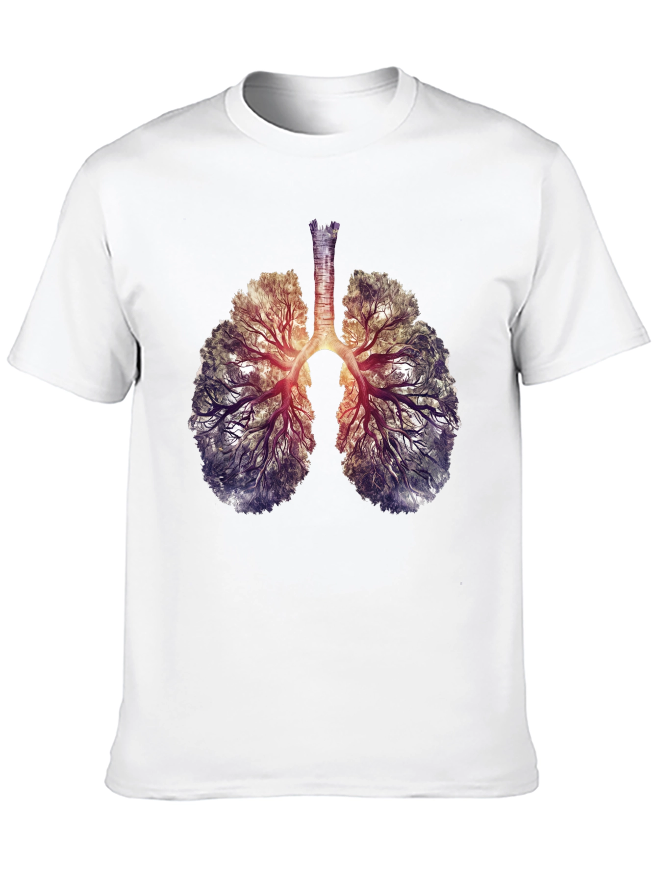 Anatomical Lungs Tree T-Shirt