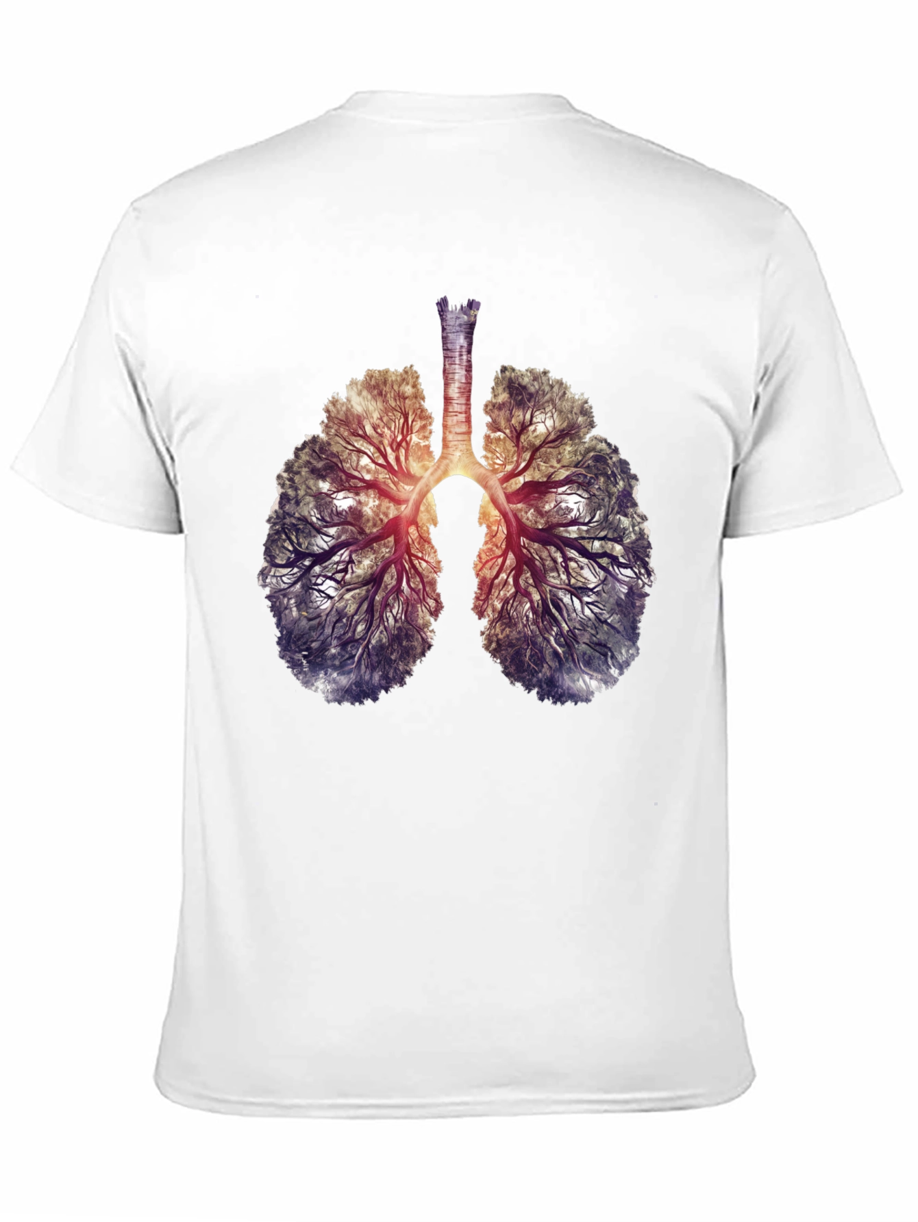 Anatomical Lungs Tree T-Shirt