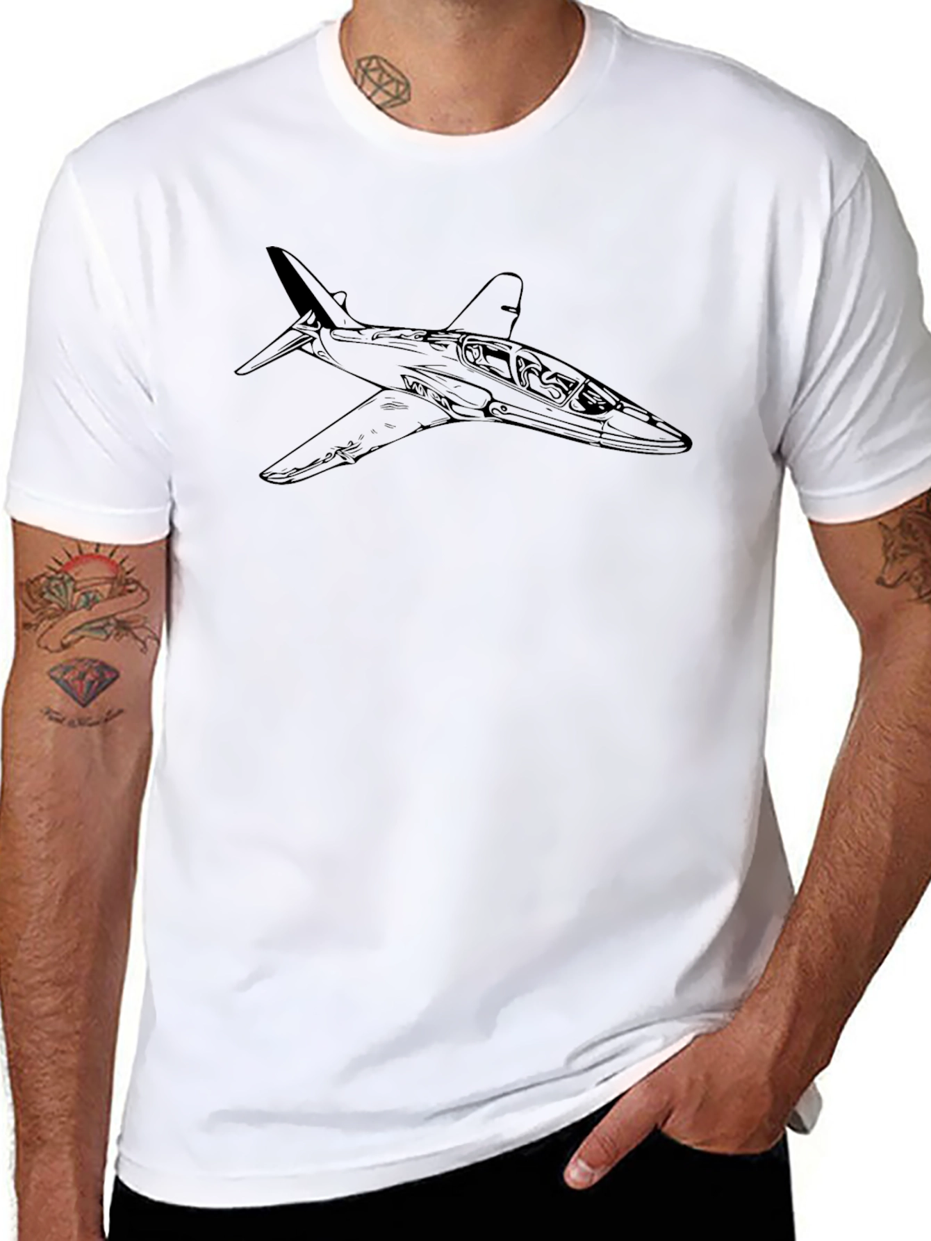 Jet Black Graphic Tee