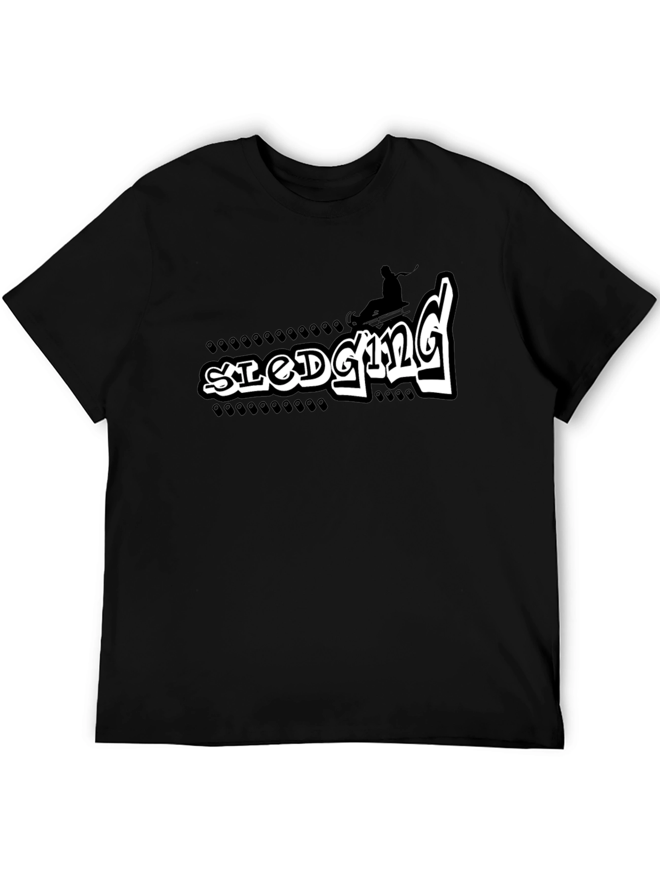 Sledging Graphic Tee - Winter Sport Shirt