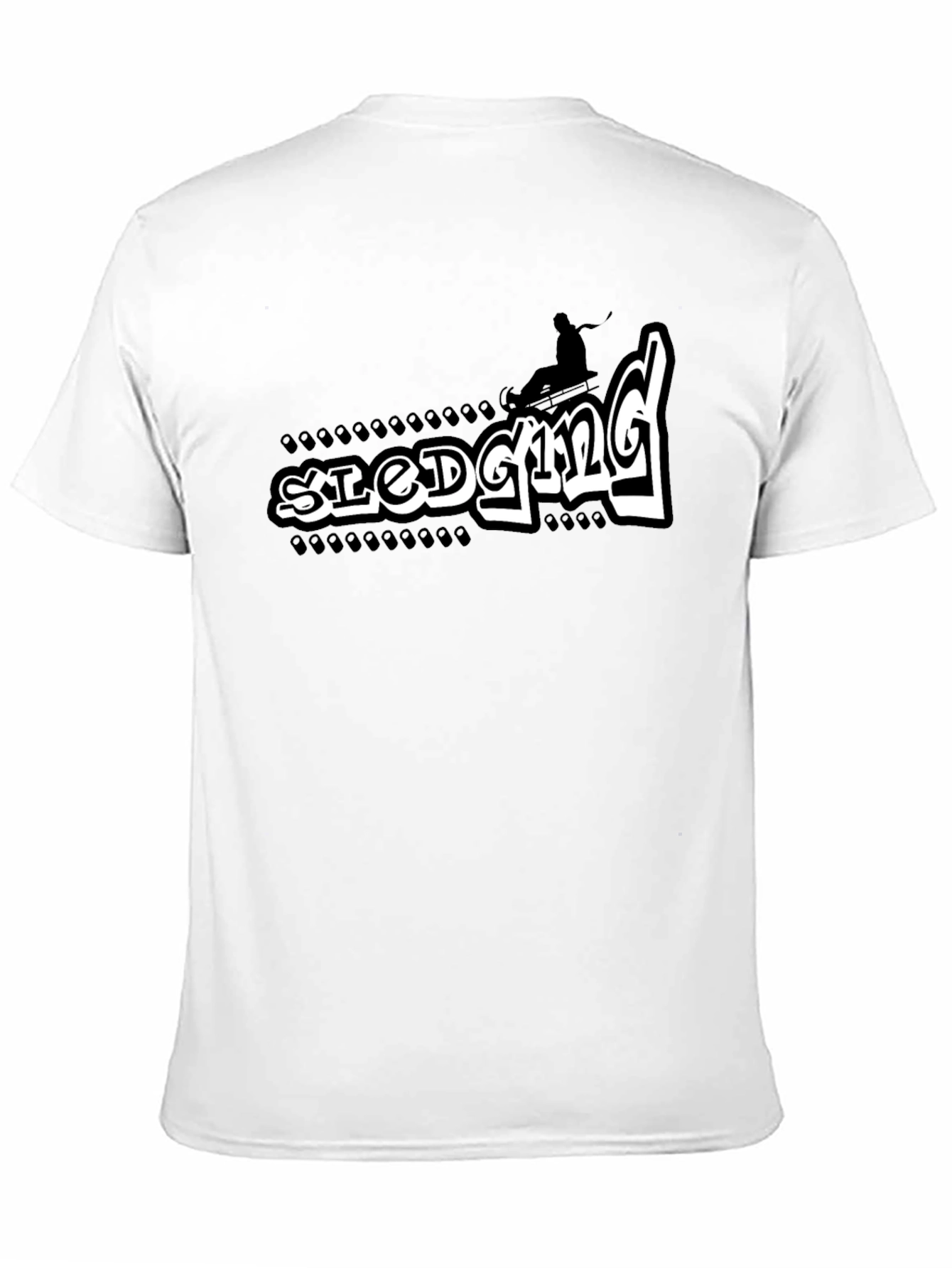 Sledging Graphic Tee - Winter Sport Shirt