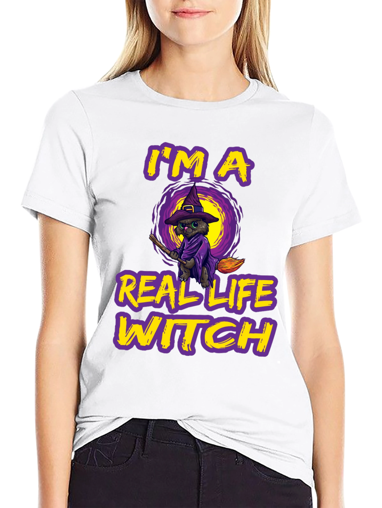 Real Life Witch Cat T-Shirt
