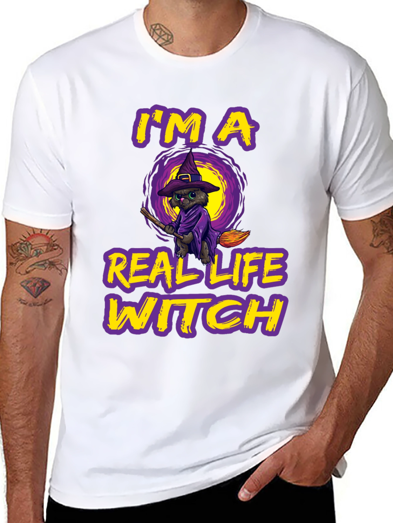 Real Life Witch Cat T-Shirt