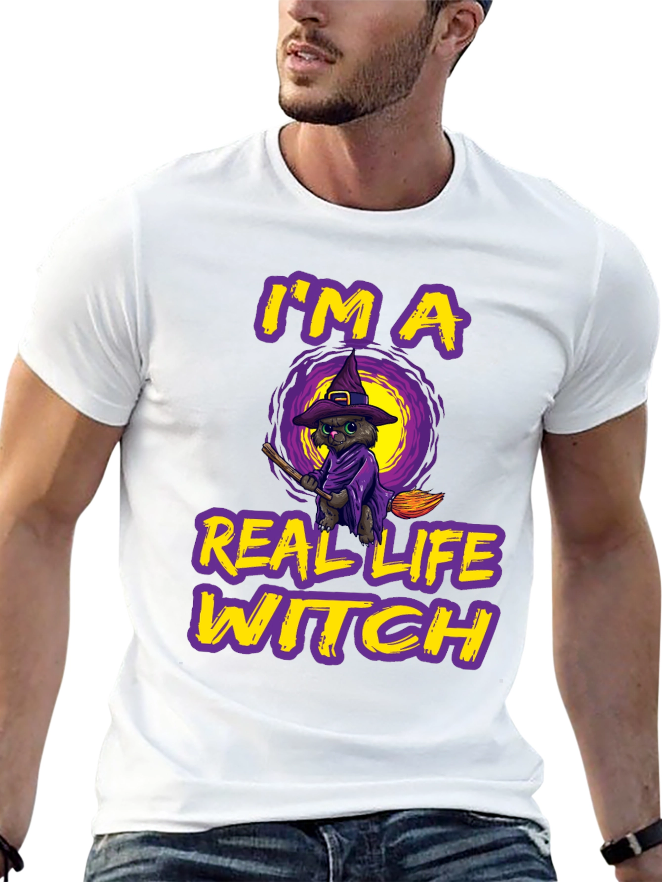 Real Life Witch Cat T-Shirt