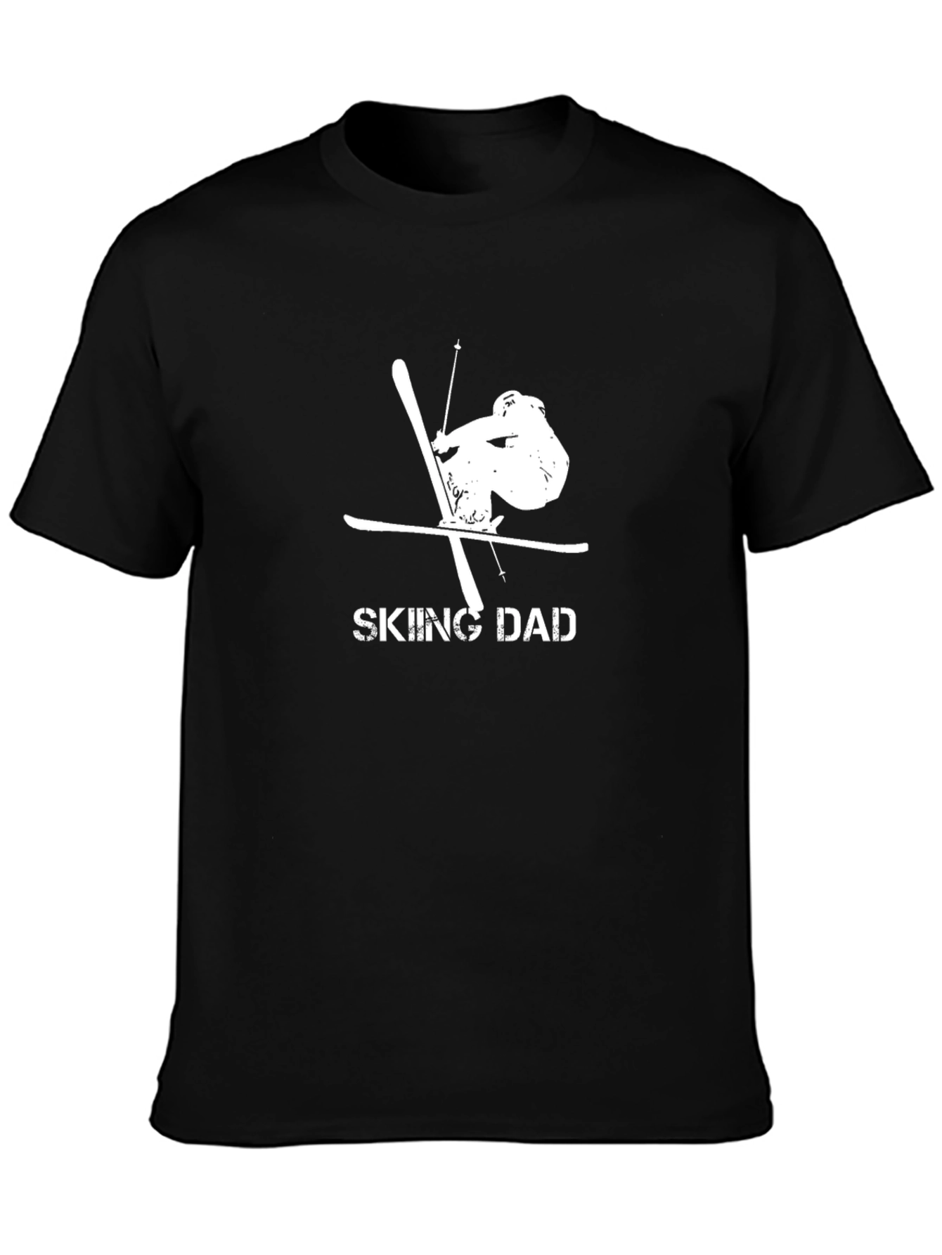 Skiing Dad Graphic T-Shirt - Perfect Gift