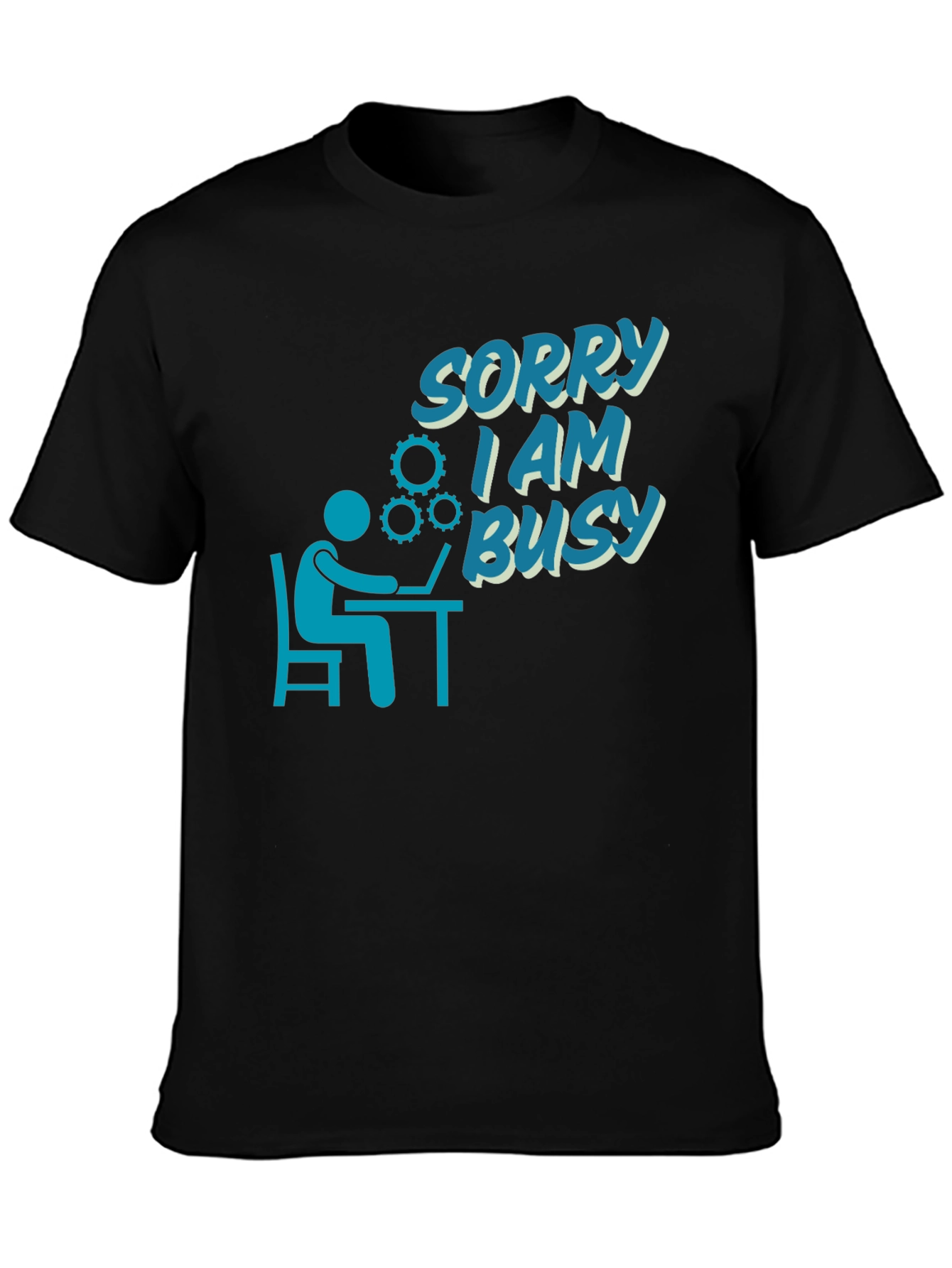 Sorry I Am Busy T-Shirt - Programmer Design