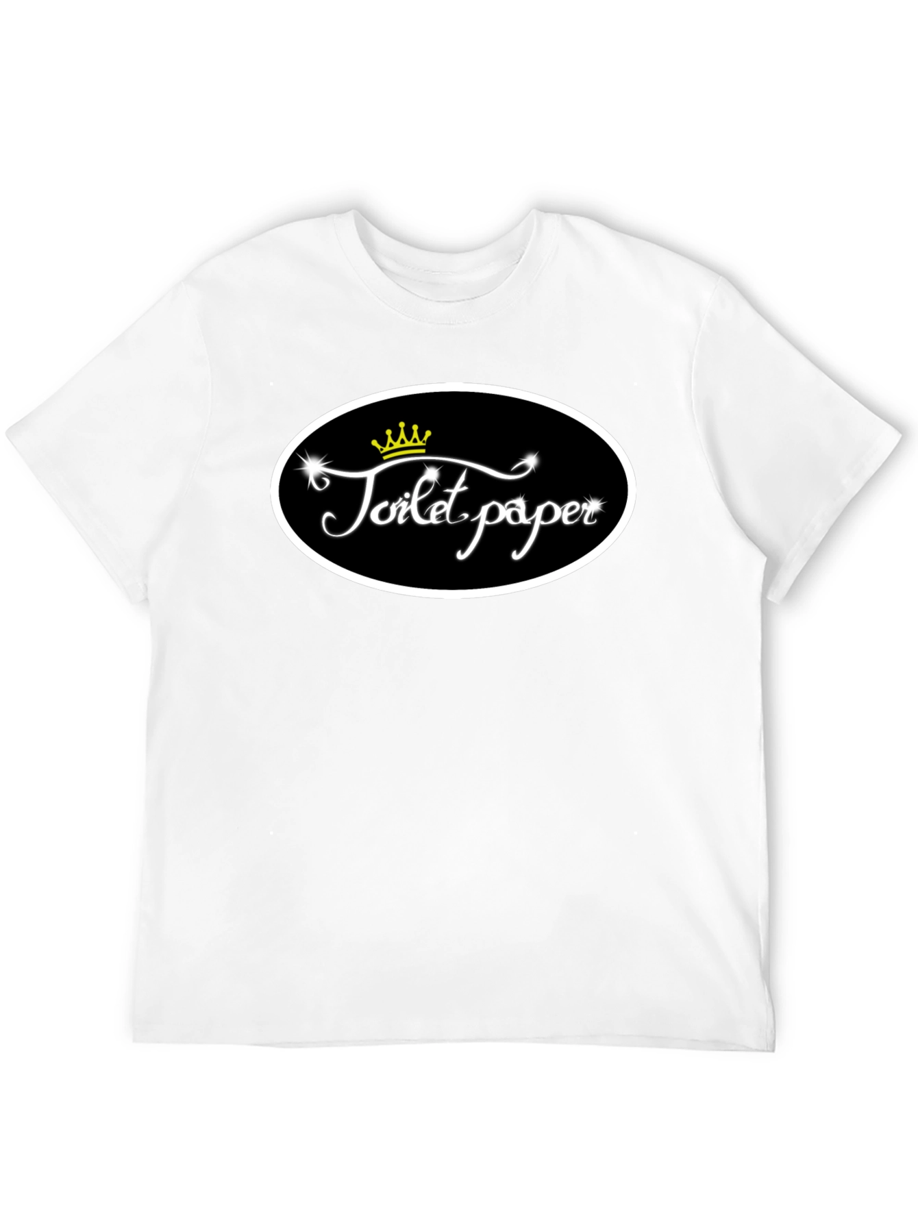 Toilet Paper Crown T-Shirt Funny Novelty Tee