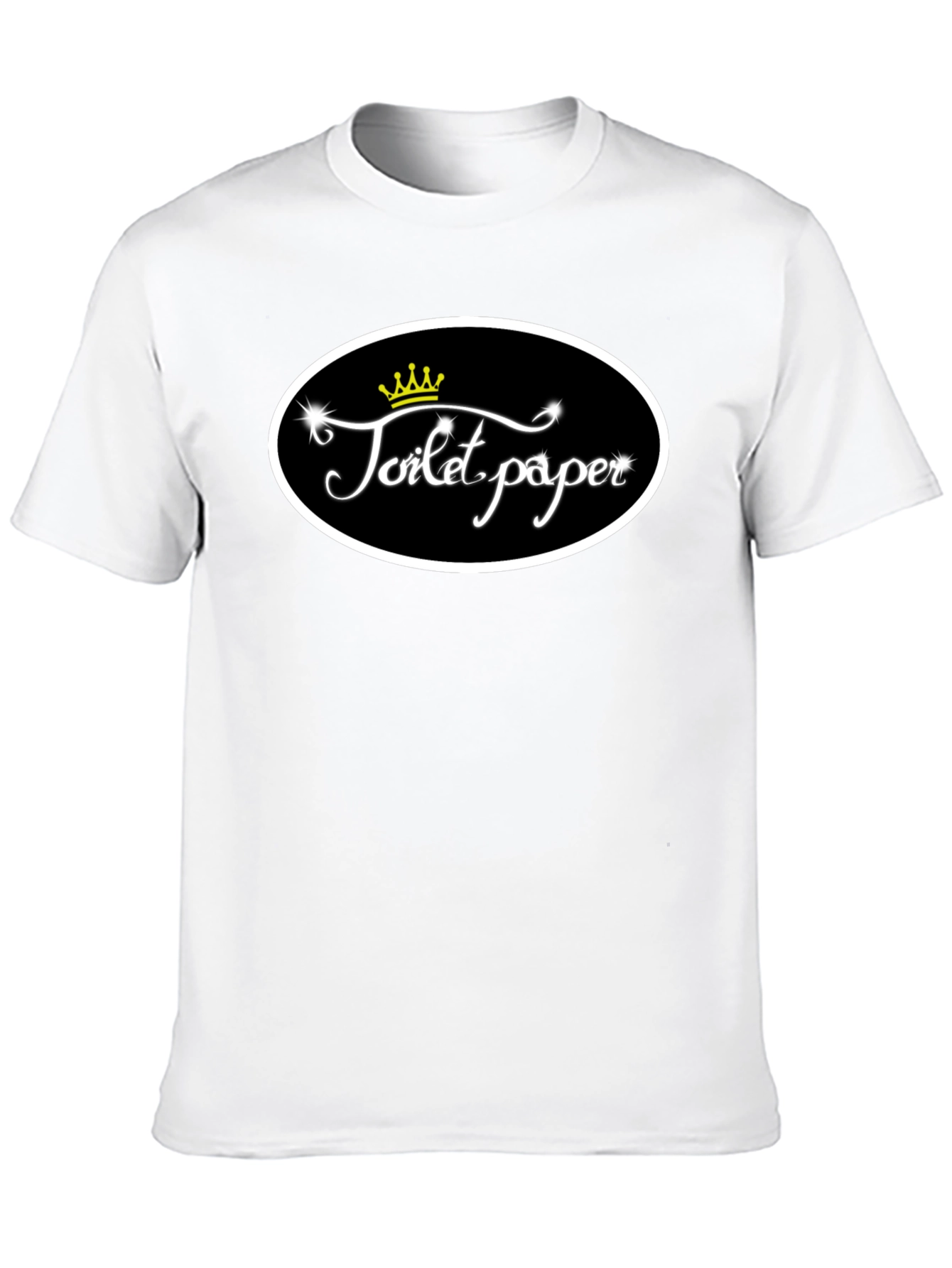 Toilet Paper Crown T-Shirt Funny Novelty Tee