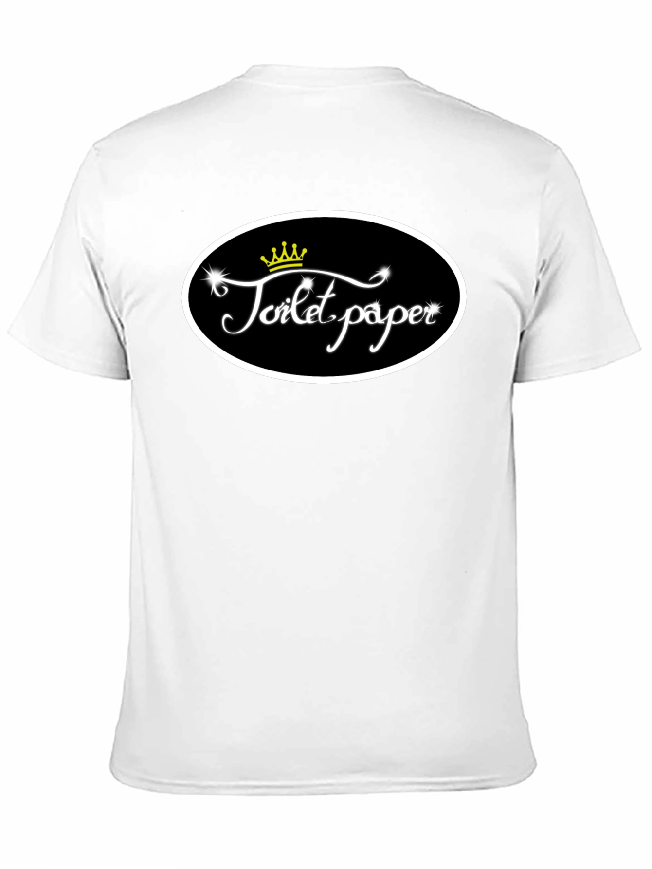Toilet Paper Crown T-Shirt Funny Novelty Tee