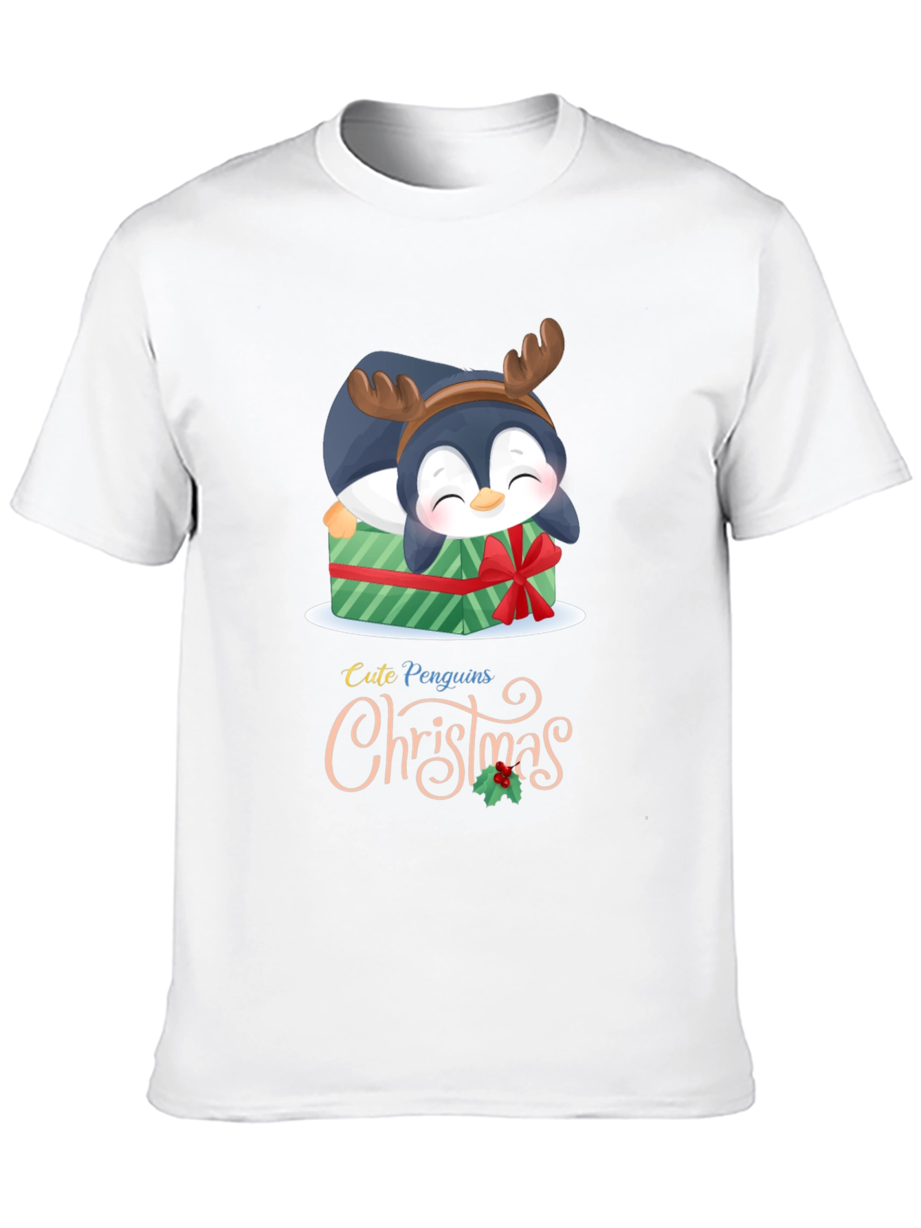 Cute Penguins Christmas T-Shirt