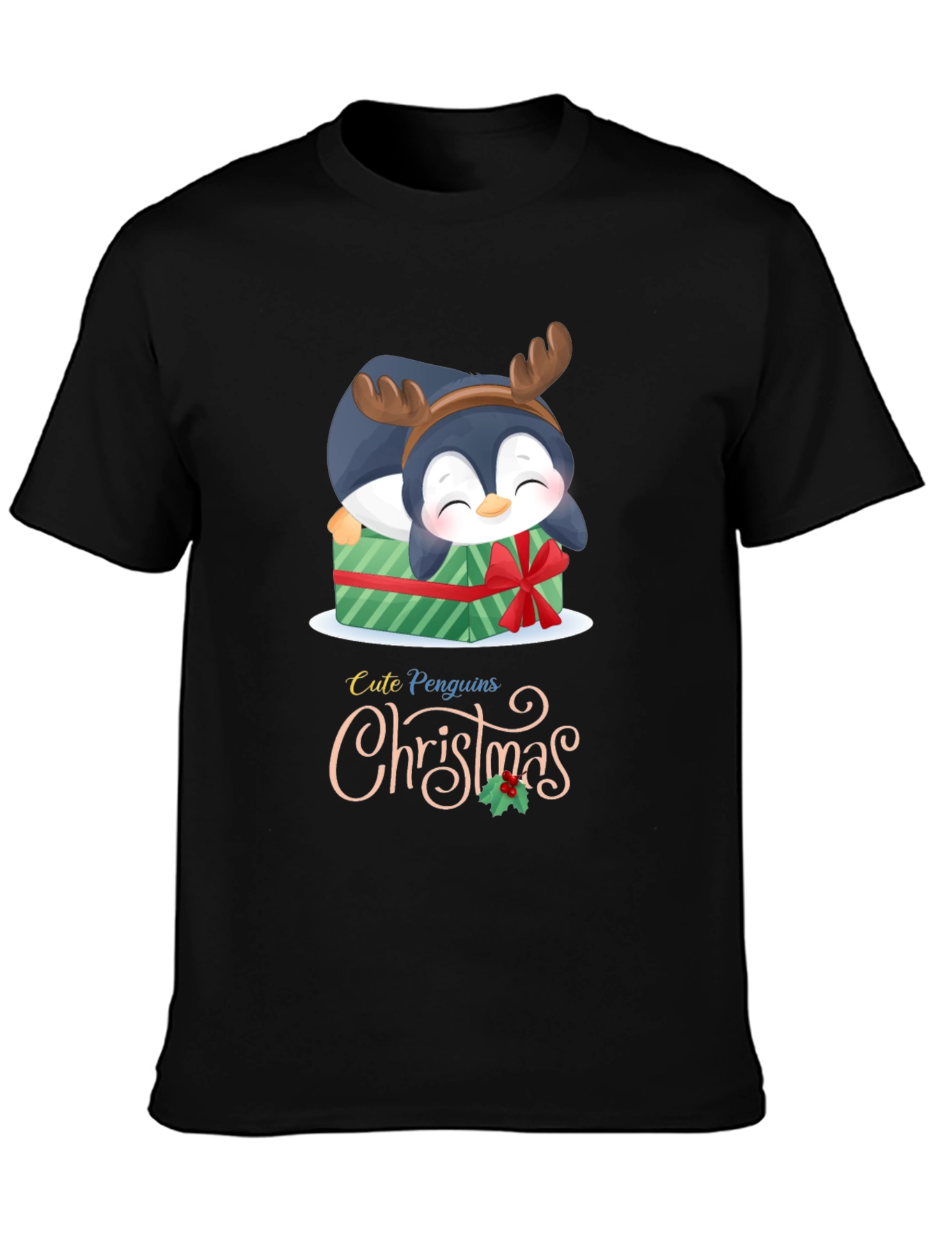 Cute Penguins Christmas T-Shirt