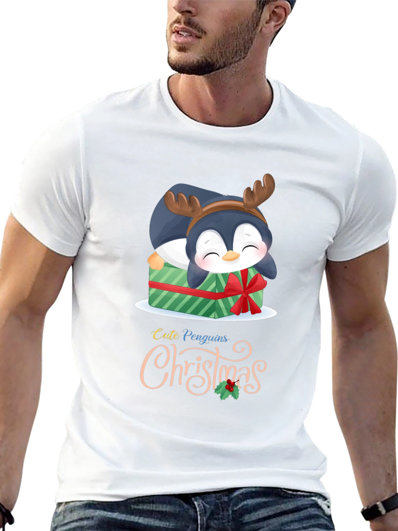 Cute Penguins Christmas T-Shirt
