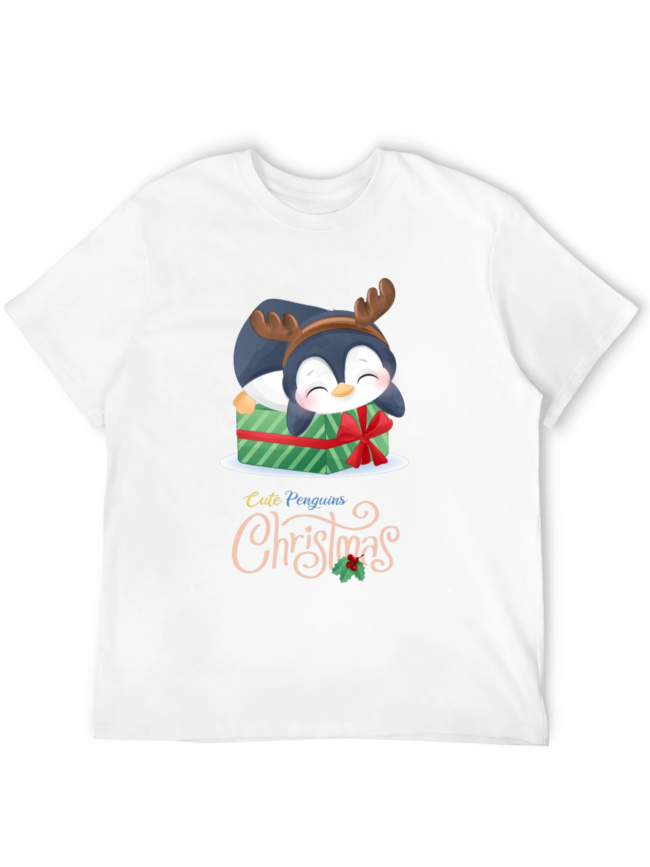 Cute Penguins Christmas T-Shirt