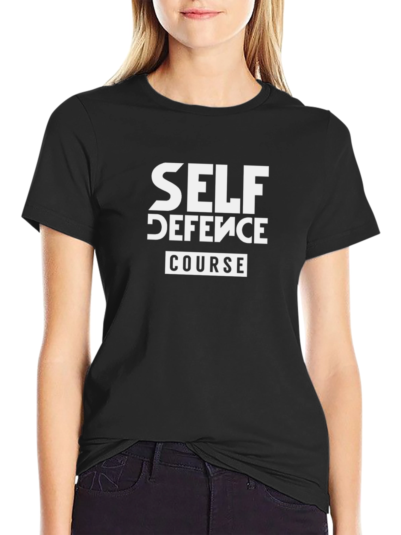 Self Defence Course Black T-Shirt