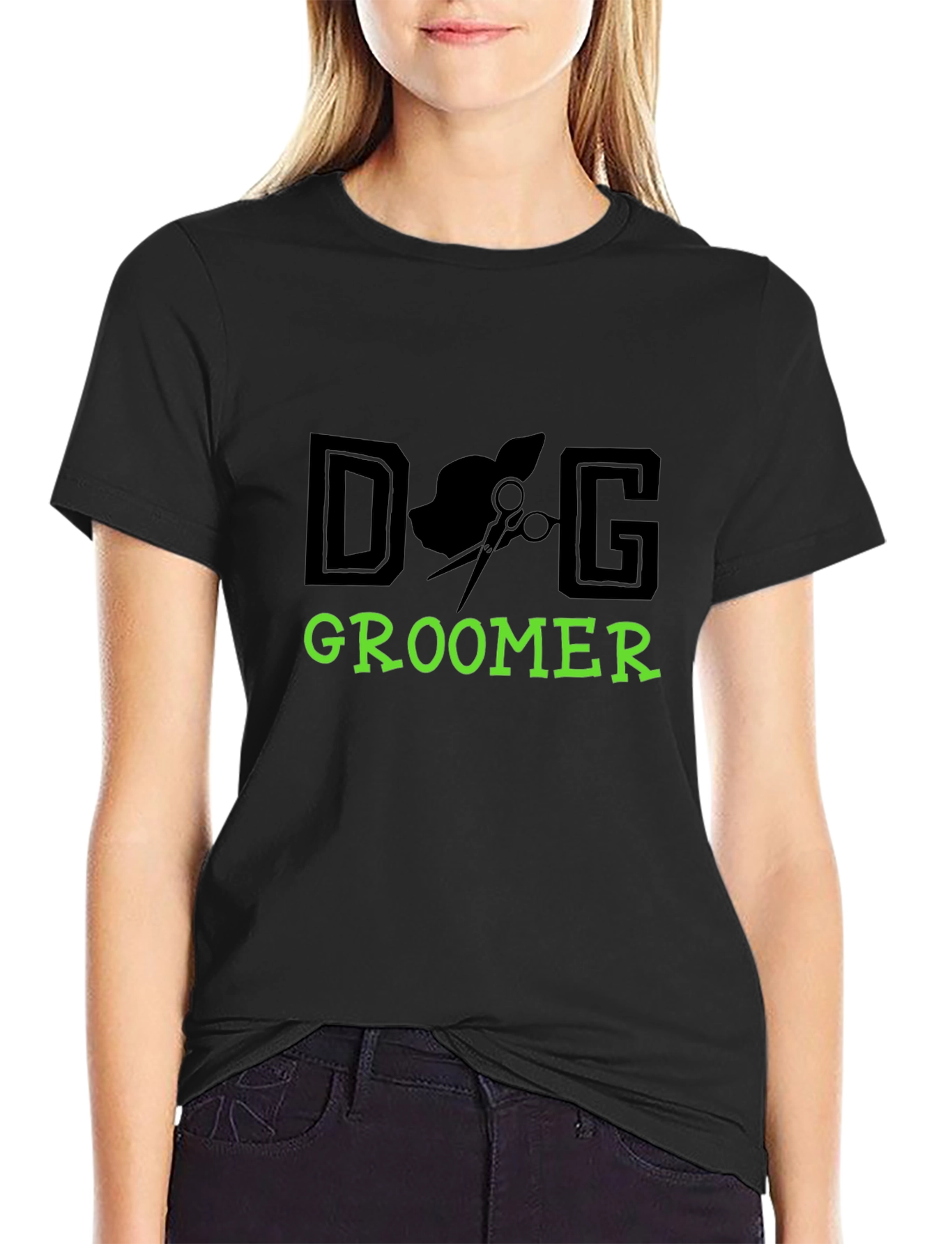 Dog Groomer Graphic Tee - Unisex Black T-Shirt