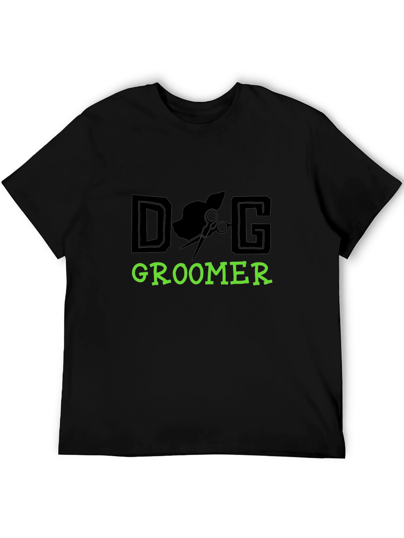 Dog Groomer Graphic Tee - Unisex Black T-Shirt