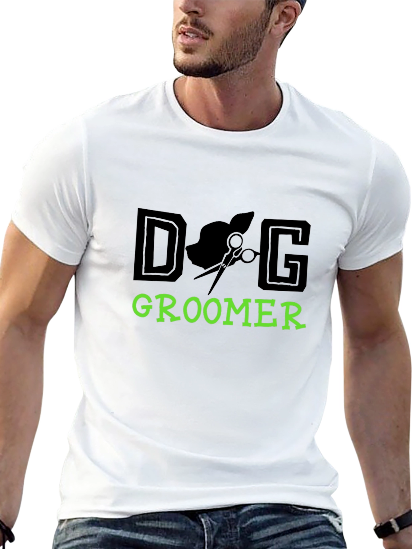 Dog Groomer Graphic Tee - Unisex Black T-Shirt