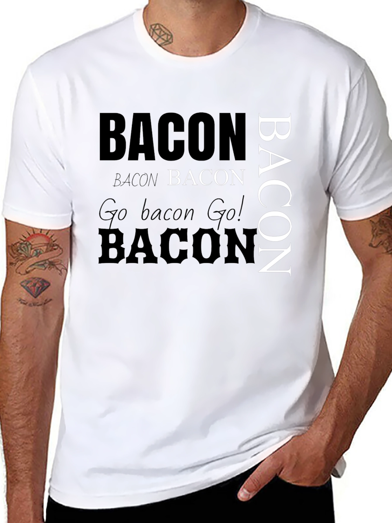 Bacon Lover T-Shirt - Novelty Graphic Tee