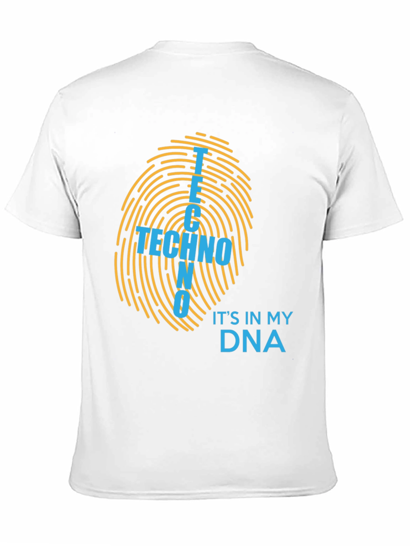 Techno DNA Fingerprint T-Shirt - Music Lover Tee