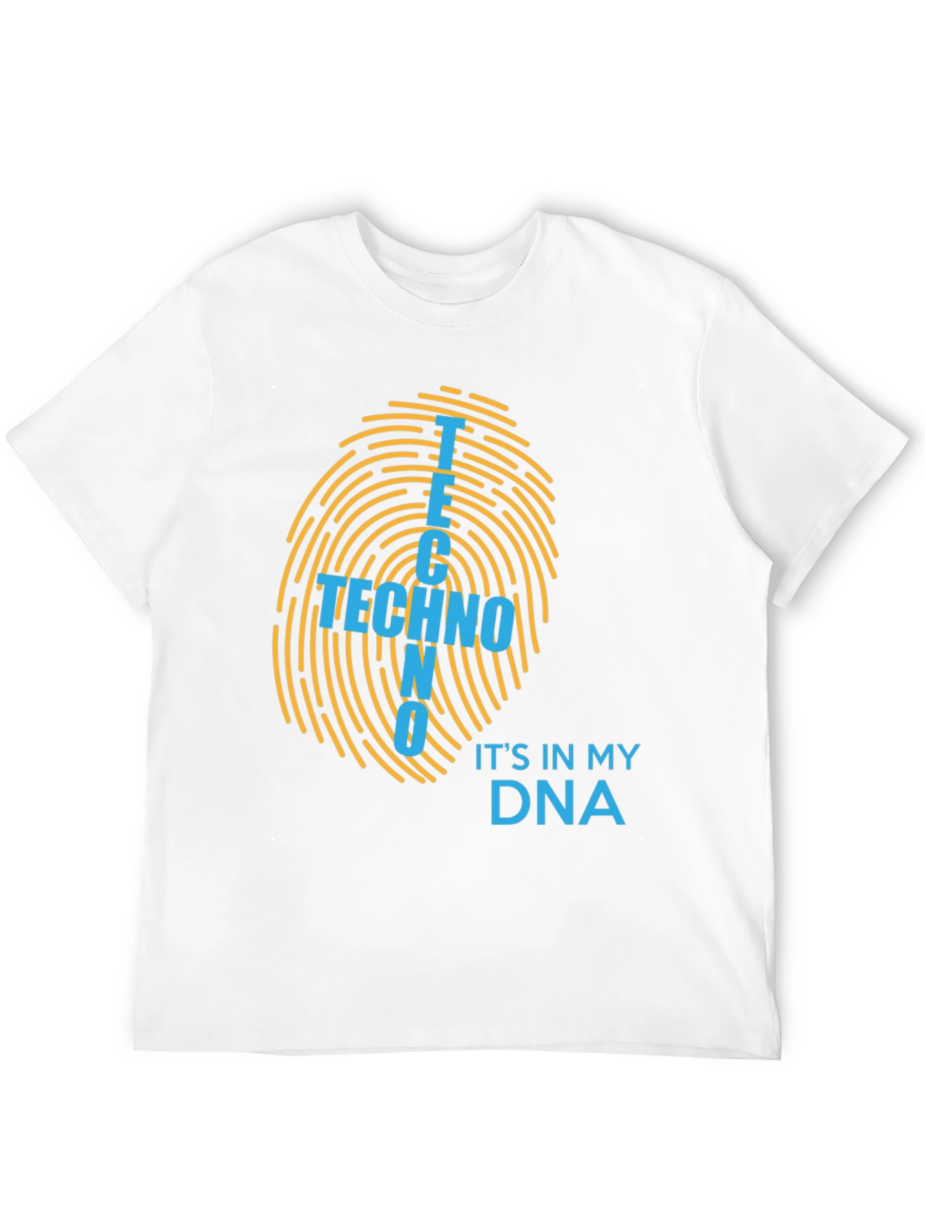 Techno DNA Fingerprint T-Shirt - Music Lover Tee