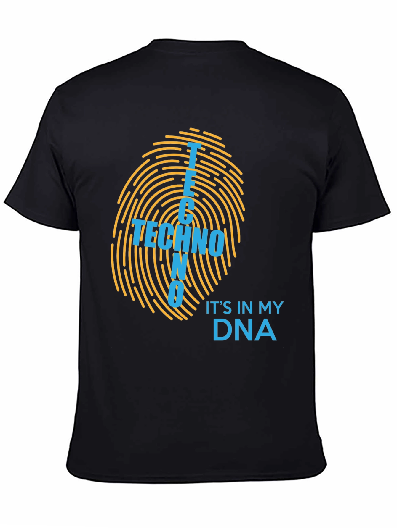 Techno DNA Fingerprint T-Shirt - Music Lover Tee