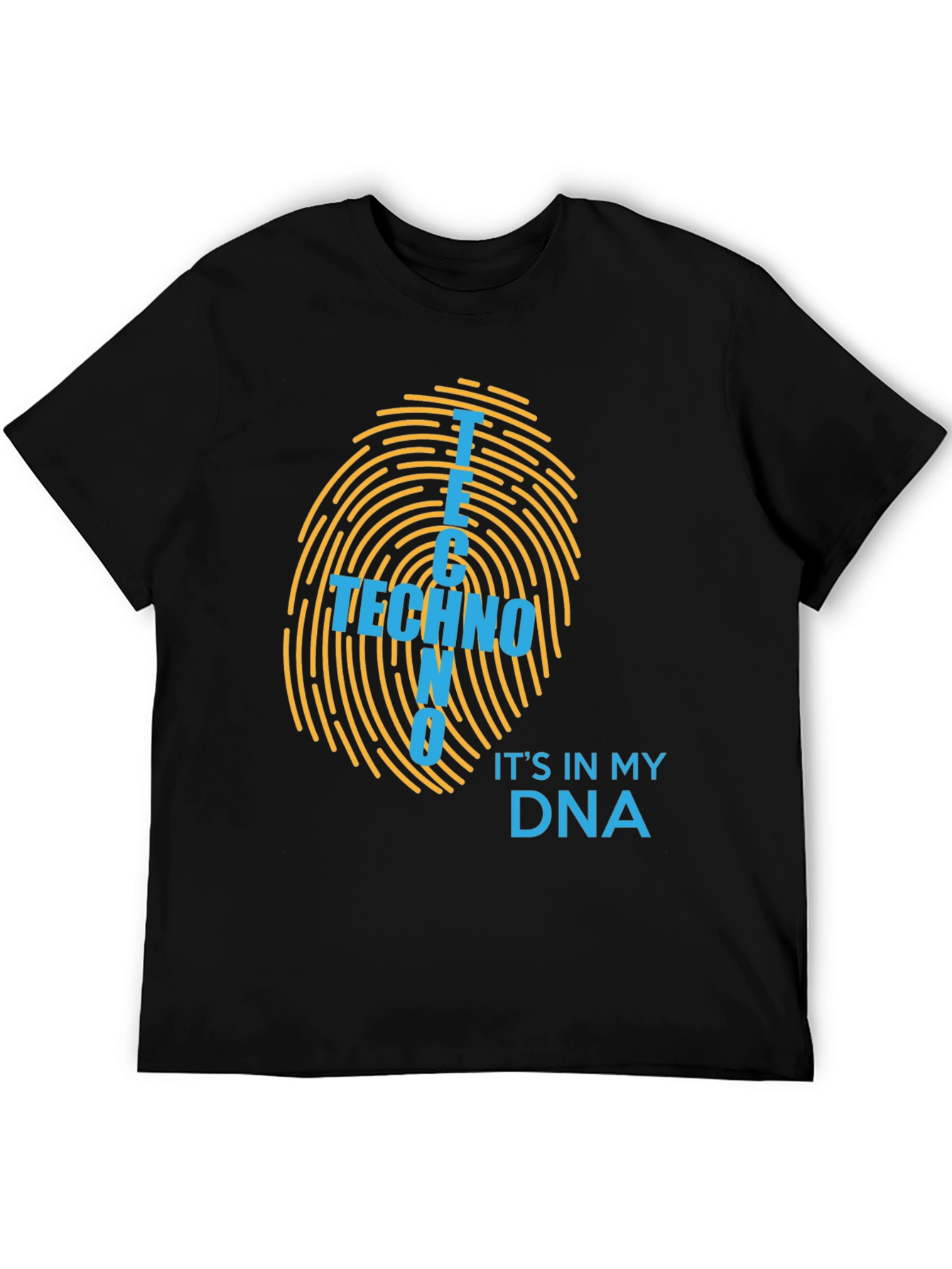 Techno DNA Fingerprint T-Shirt - Music Lover Tee