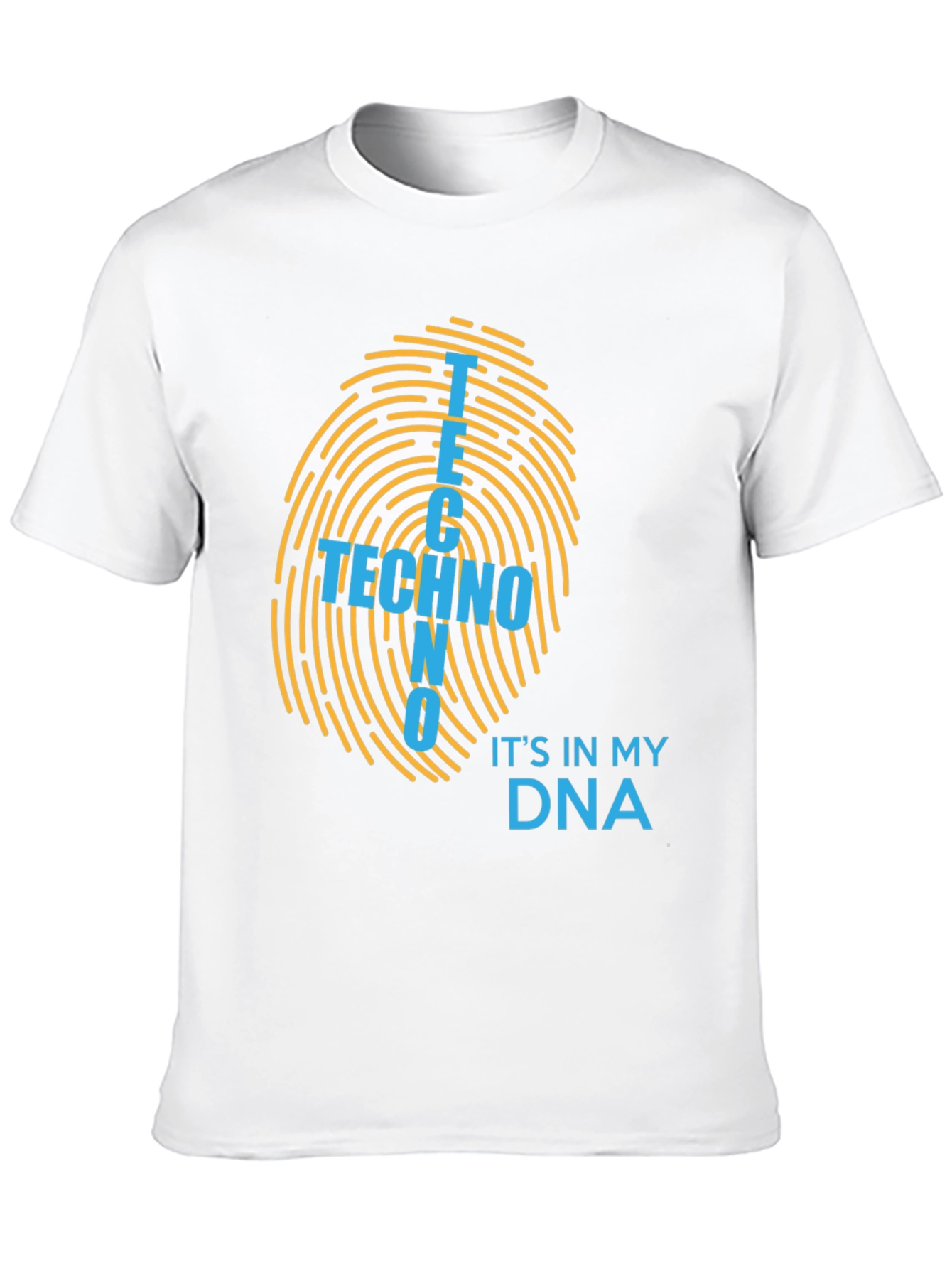 Techno DNA Fingerprint T-Shirt - Music Lover Tee