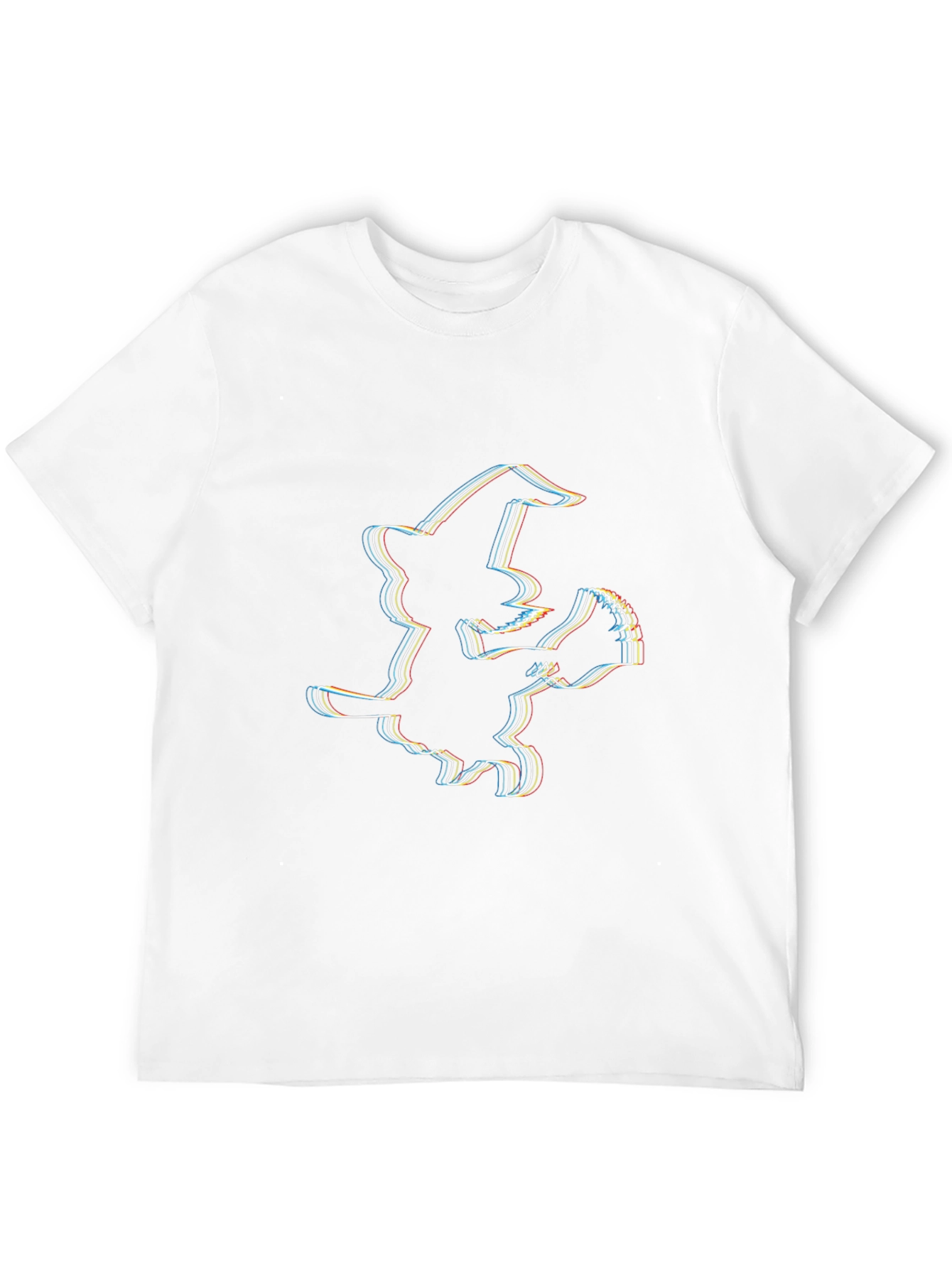 Retro Witch Graphic Tee - Halloween Apparel