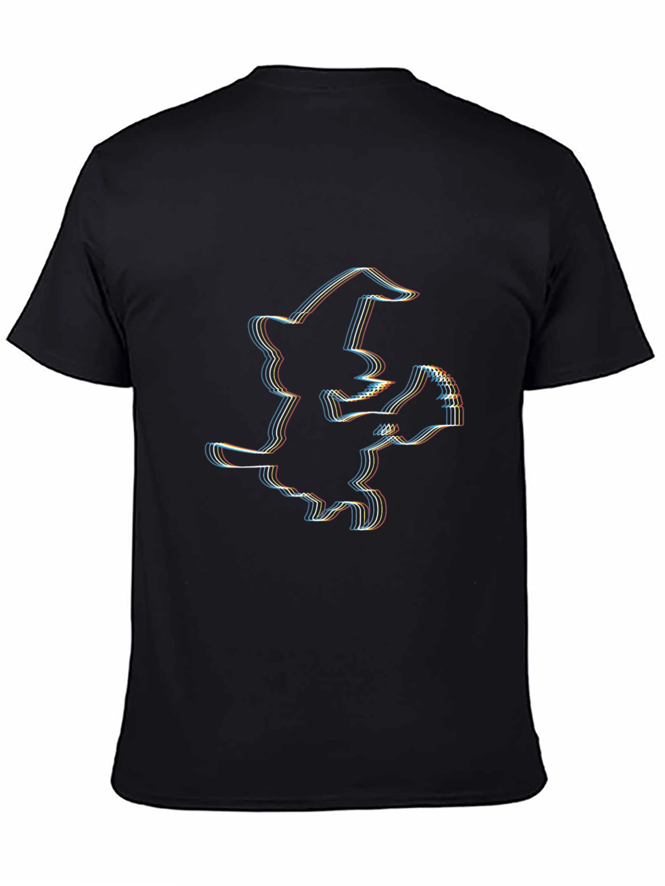 Retro Witch Graphic Tee - Halloween Apparel