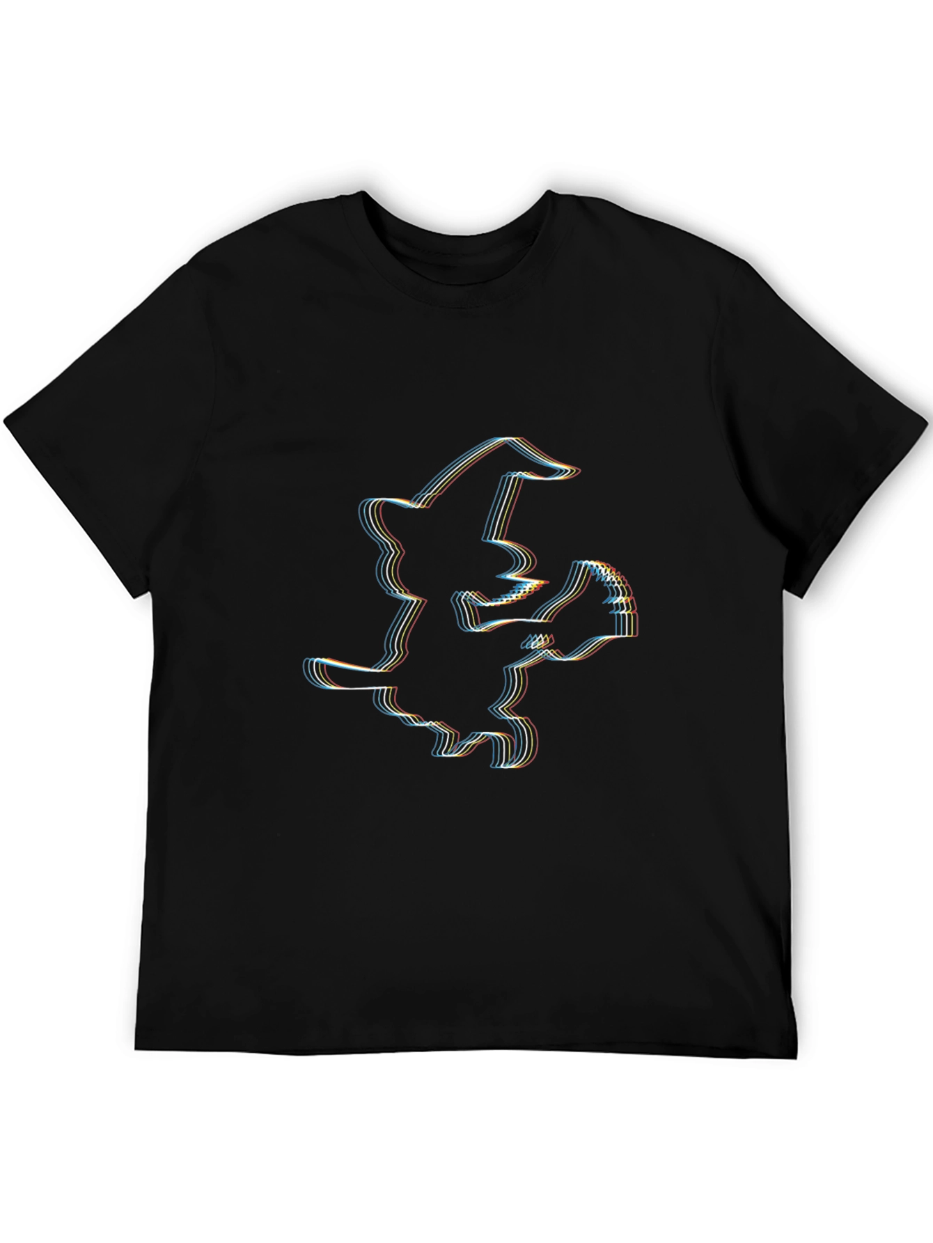 Retro Witch Graphic Tee - Halloween Apparel