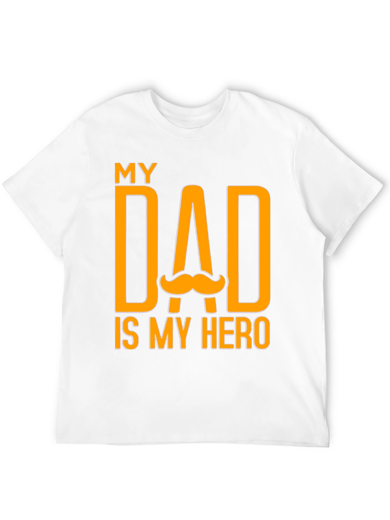 My Dad Is My Hero Black T-Shirt