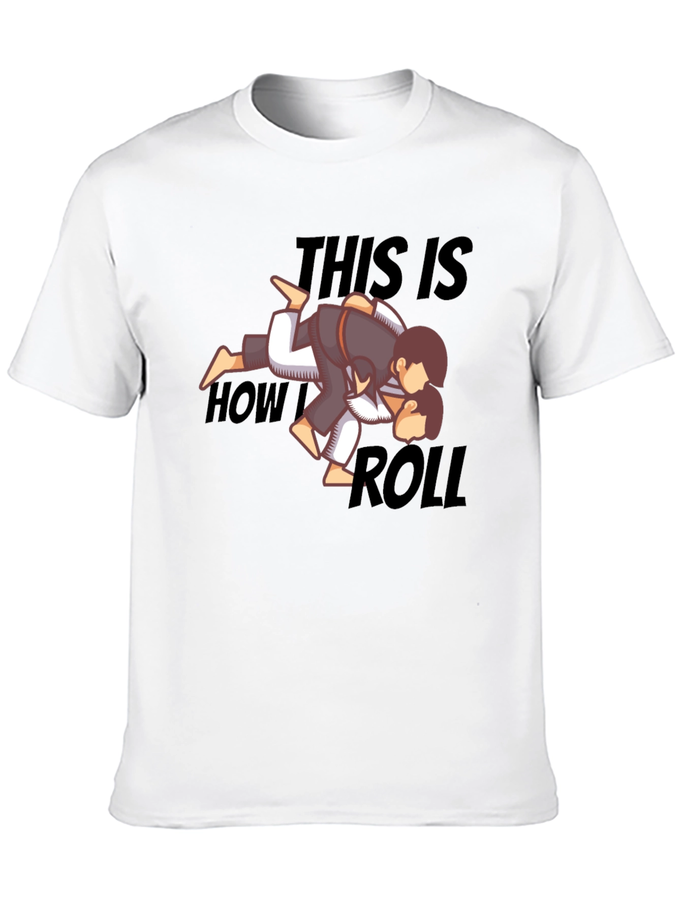 BJJ This Is How We Roll Graphic T-Shirt