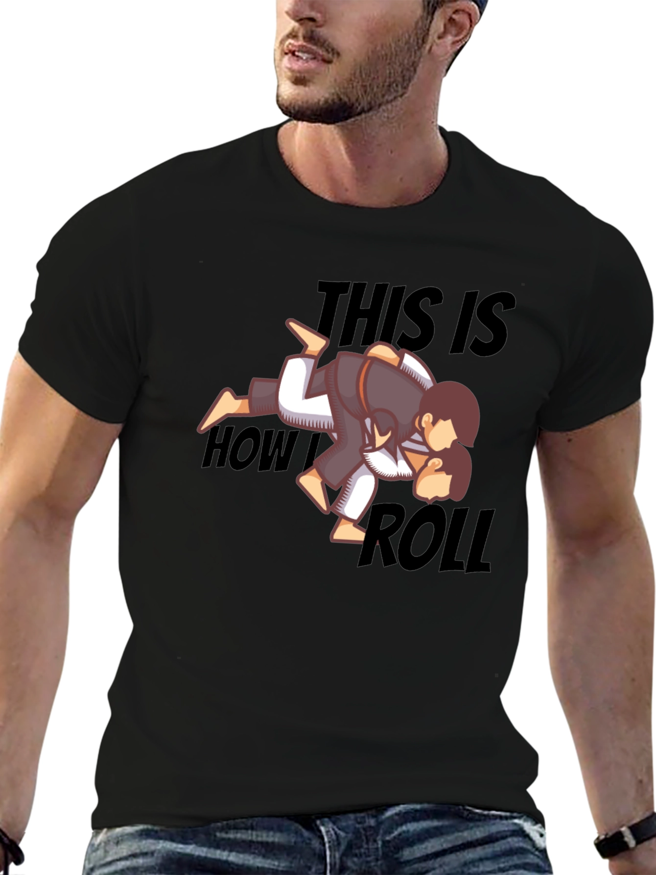 BJJ This Is How We Roll Graphic T-Shirt