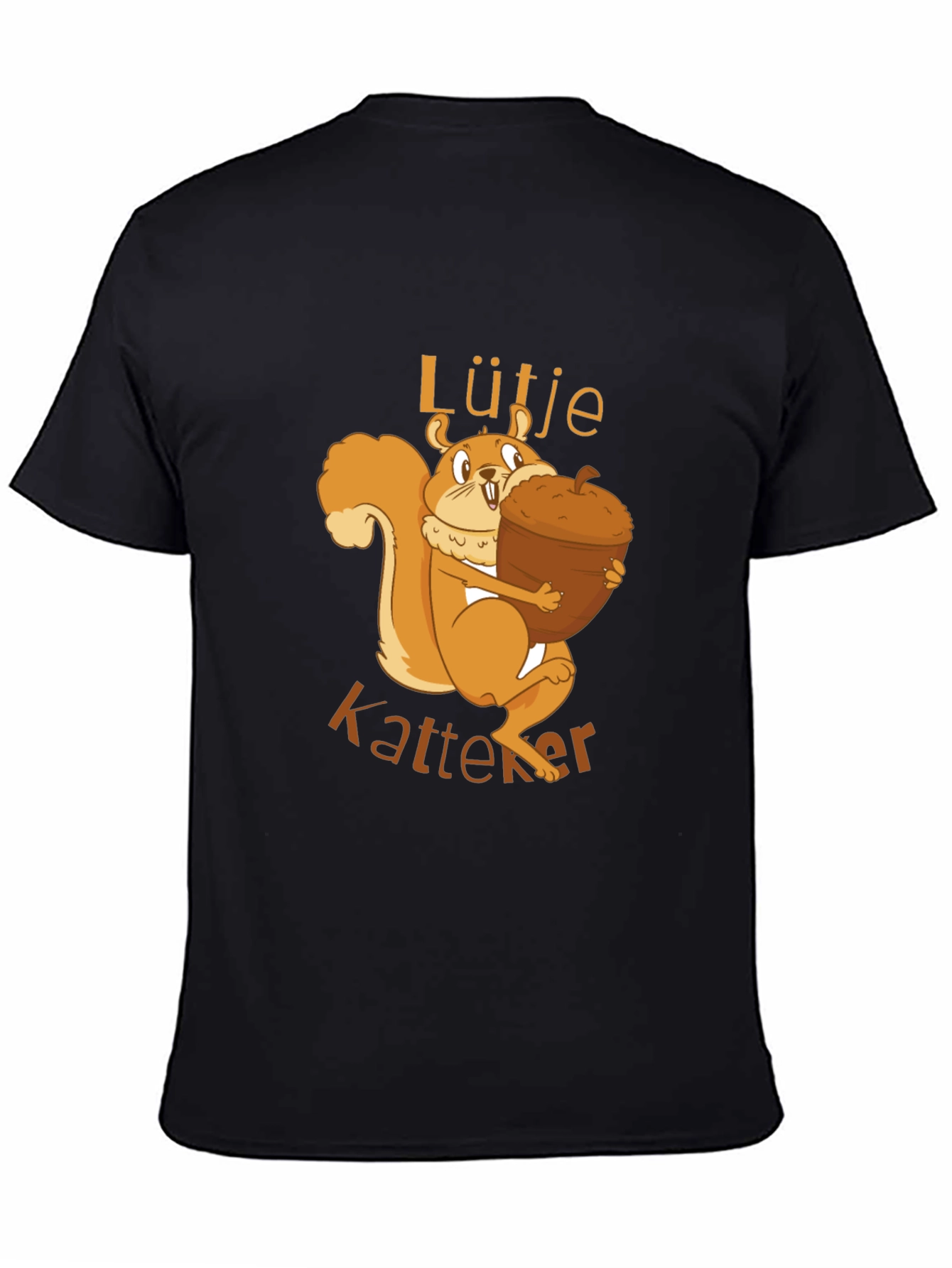 Cute Squirrel Acorn Graphic Tee