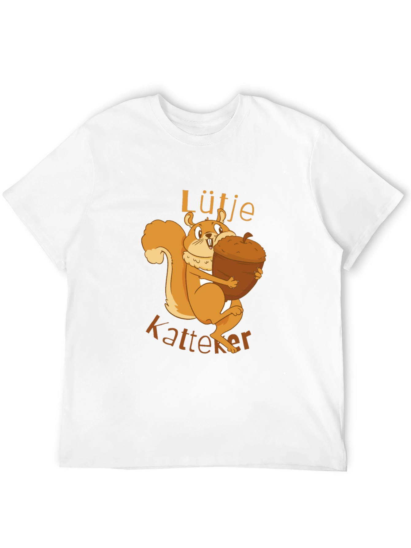 Cute Squirrel Acorn Graphic Tee