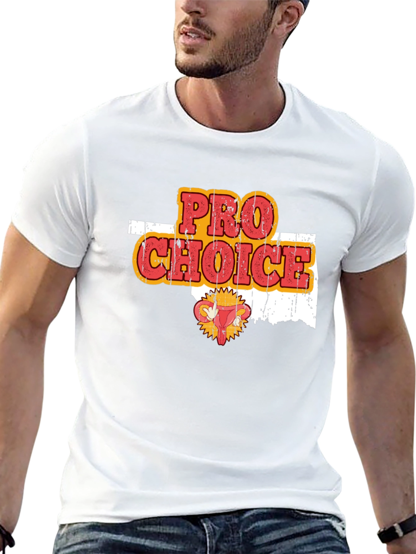 Pro Choice Oklahoma Uterus T-Shirt