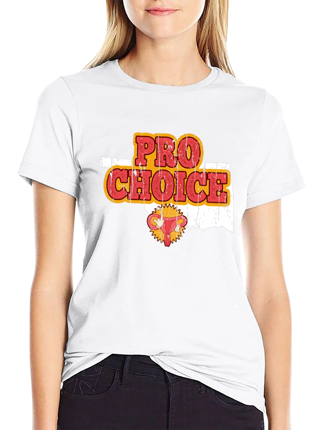 Pro Choice Oklahoma Uterus T-Shirt