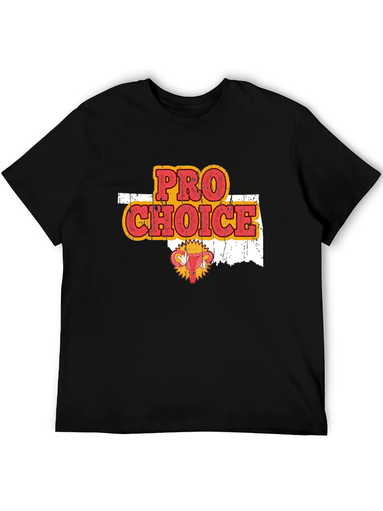 Pro Choice Oklahoma Uterus T-Shirt